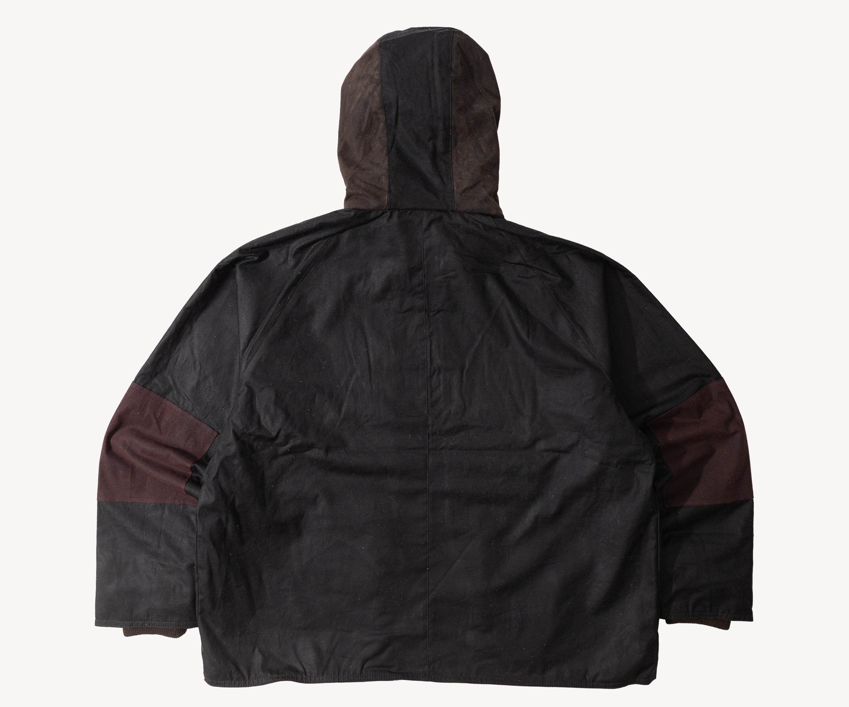 REWORK® POP-OVER WAX JACKET - N° 032 Coats & Jackets X-LARGE / BROWN - BRUT Clothing