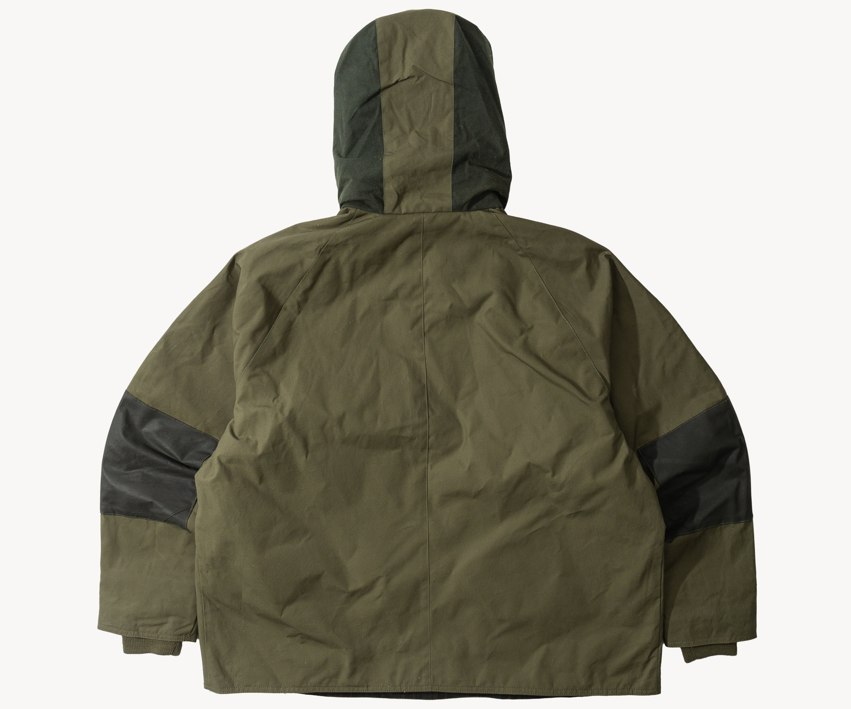 REWORK® POP-OVER WAX JACKET - N° 029 Coats & Jackets X-LARGE / GREEN - BRUT Clothing