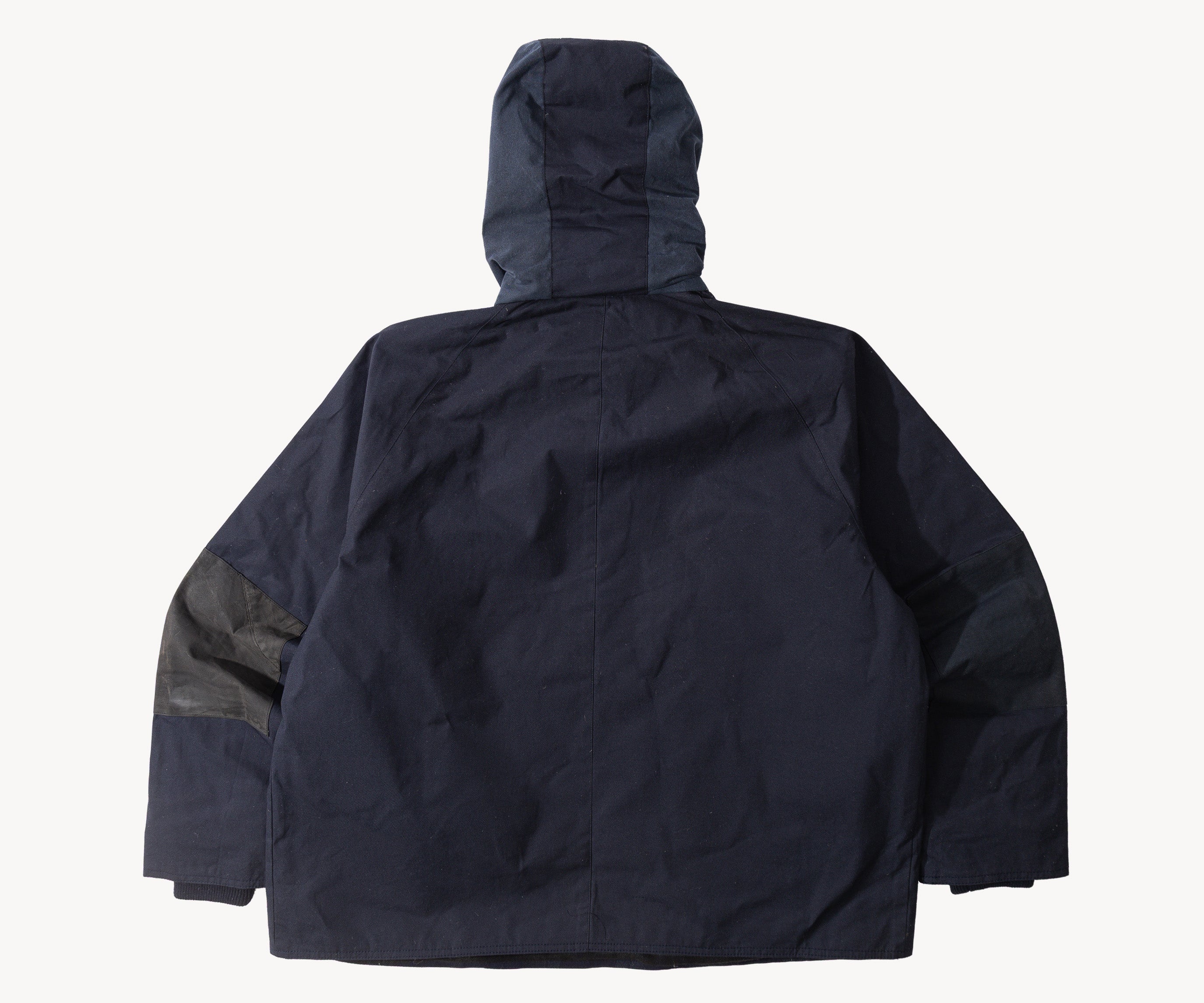 REWORK® POP-OVER WAX JACKET - N° 034 Coats & Jackets X-LARGE / BLUE - BRUT Clothing