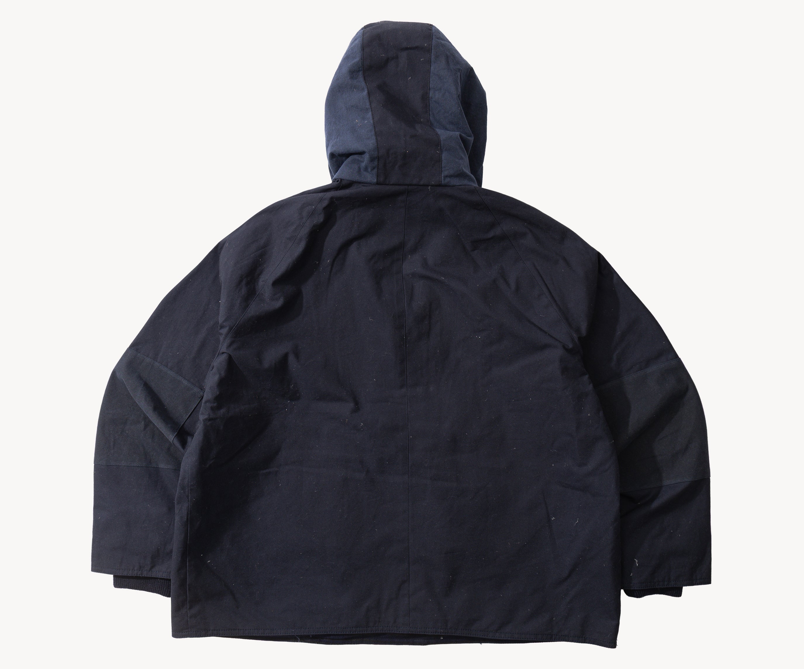 REWORK® POP-OVER WAX JACKET - N° 027 Coats & Jackets LARGE / BLUE - BRUT Clothing