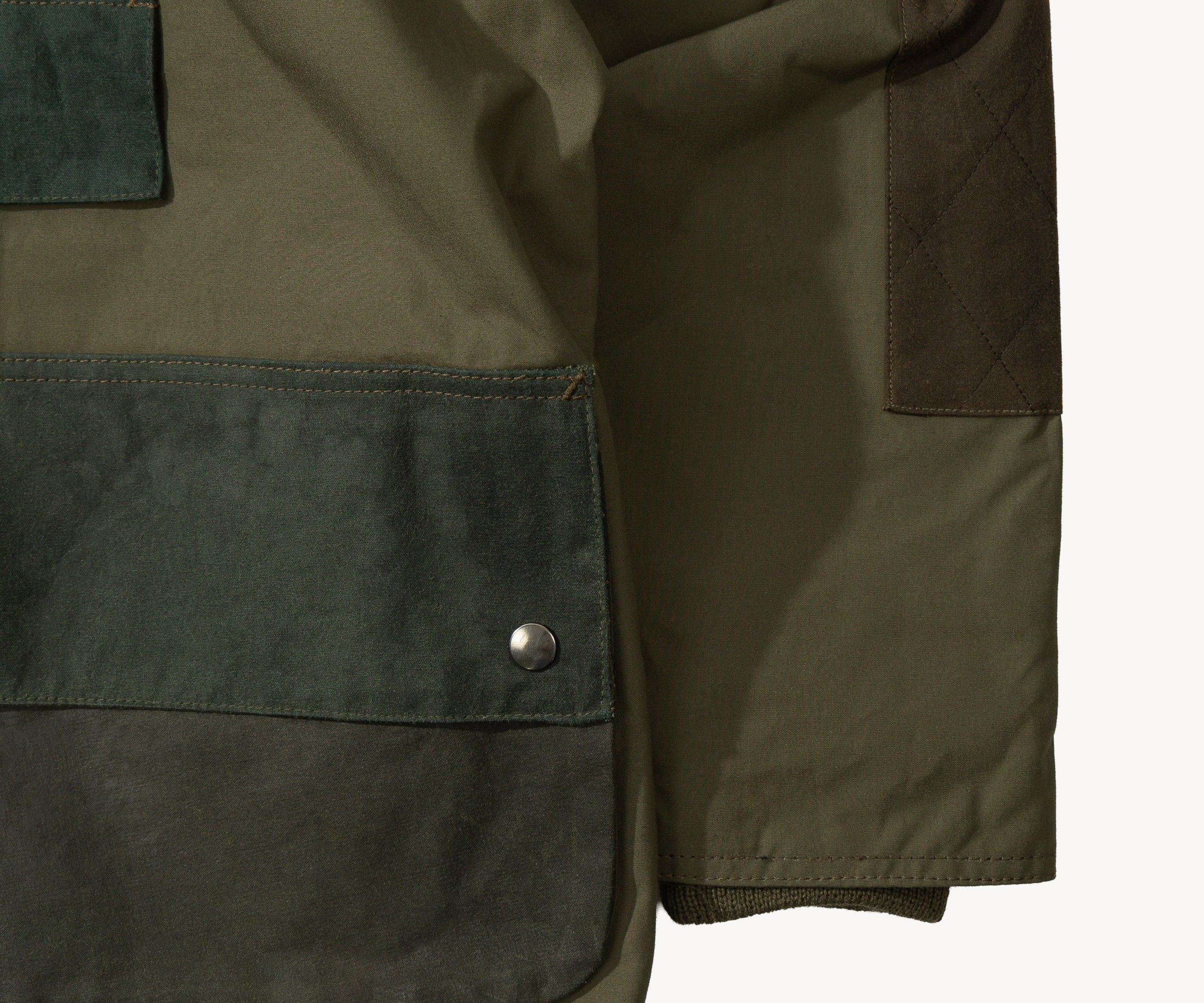 REWORK® POP-OVER WAX JACKET - N° 005 Coats & Jackets MEDIUM / GREEN - BRUT Clothing