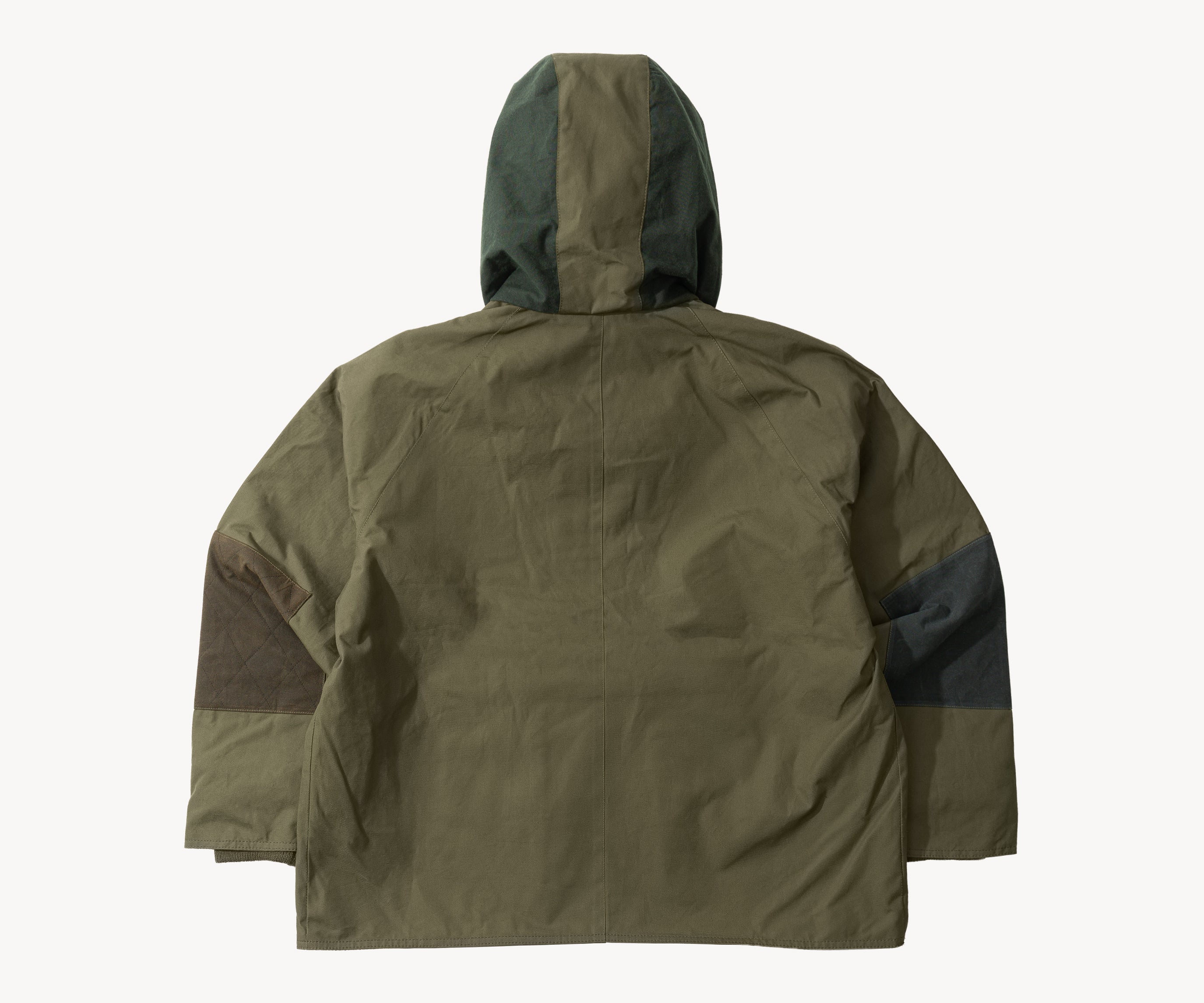 REWORK® POP-OVER WAX JACKET - N° 005 Coats & Jackets MEDIUM / GREEN - BRUT Clothing