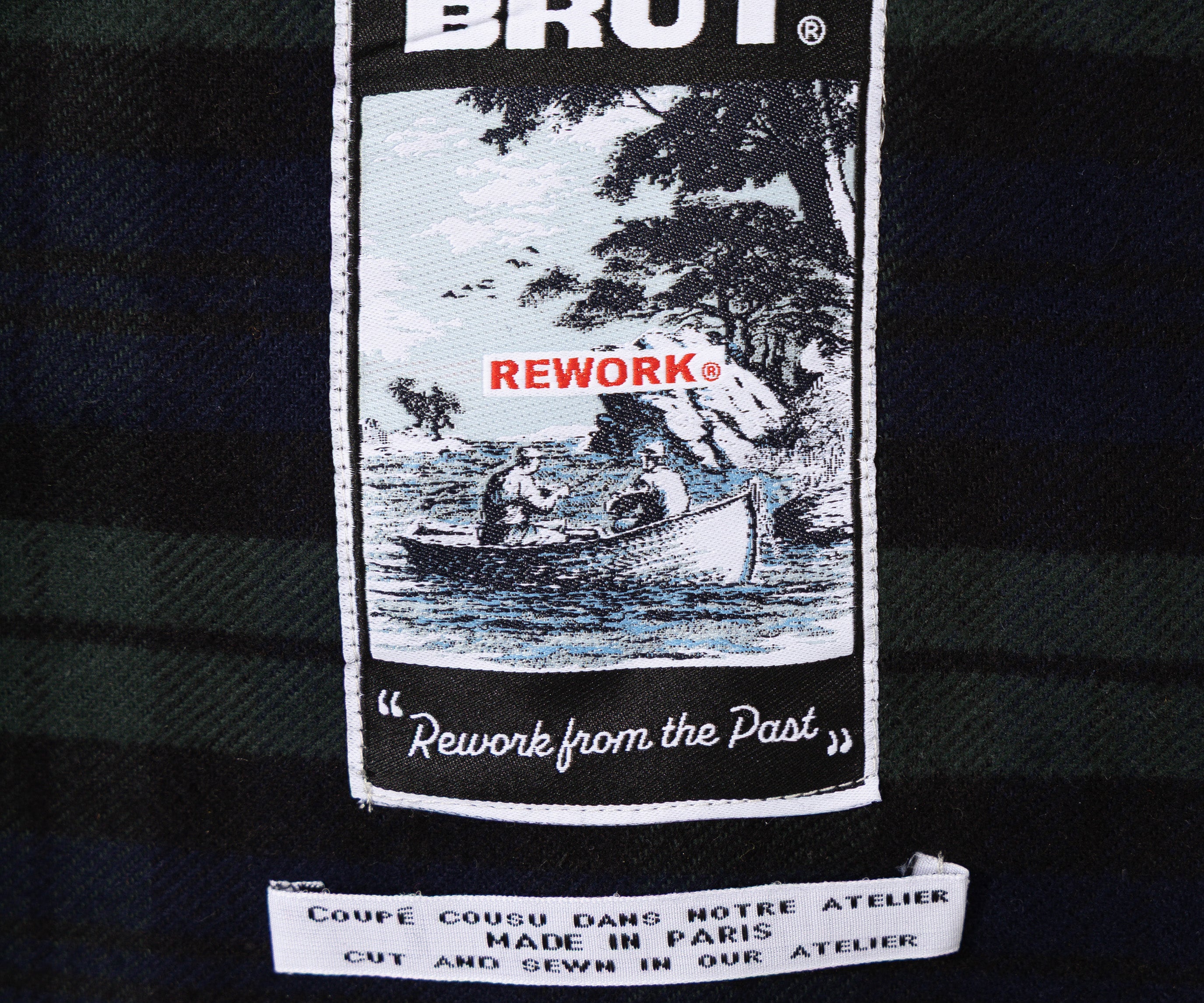 REWORK® POP-OVER WAX JACKET - N° 014 Coats & Jackets MEDIUM / BLUE - BRUT Clothing
