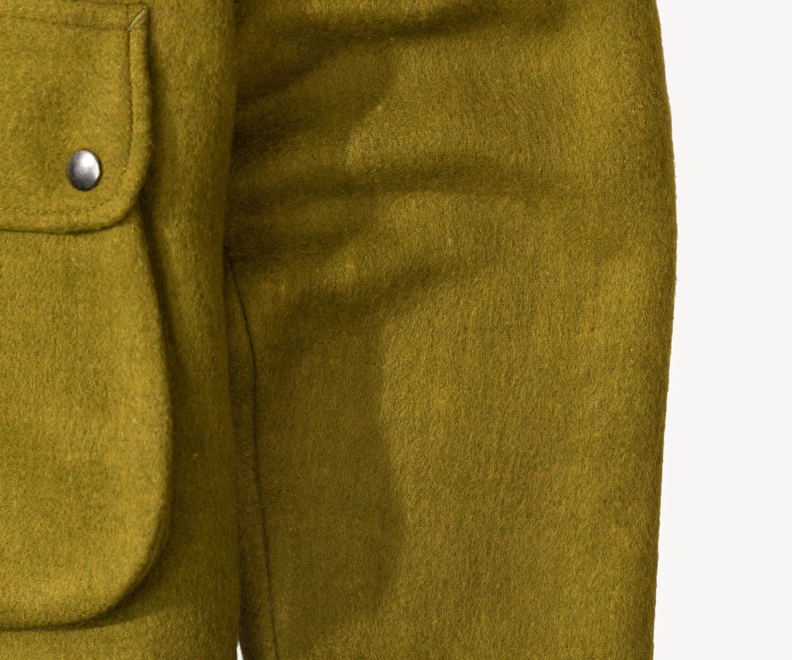 REWORK® WOOL PLAID JACKET - N° 007 Coats & Jackets MEDIUM / OLIVE - BRUT Clothing