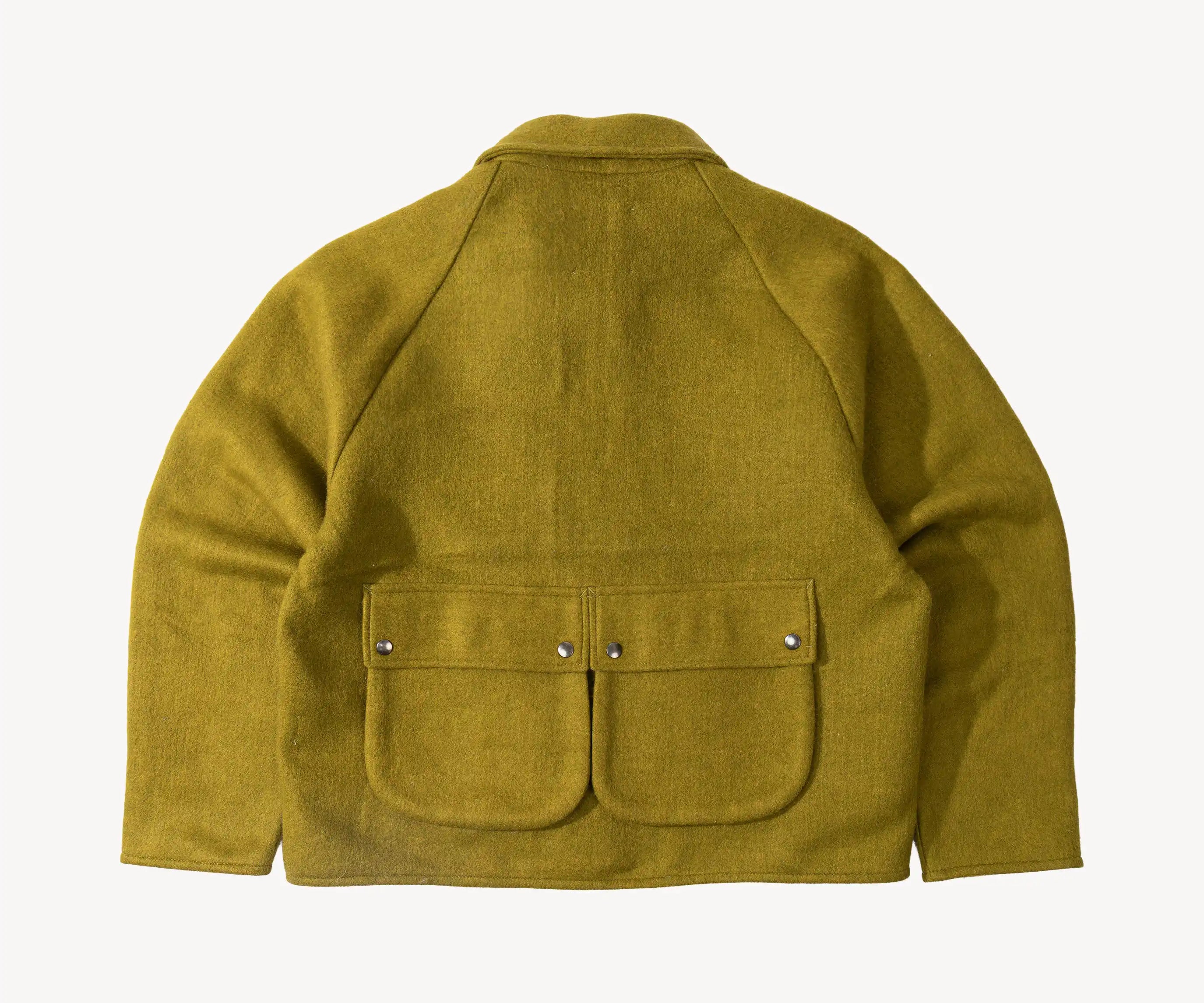REWORK® WOOL PLAID JACKET - N° 007 Coats & Jackets MEDIUM / OLIVE - BRUT Clothing
