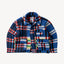 REWORK® WOOL PLAID JACKET - N° 017 Coats & Jackets X-LARGE / BLUE - BRUT Clothing