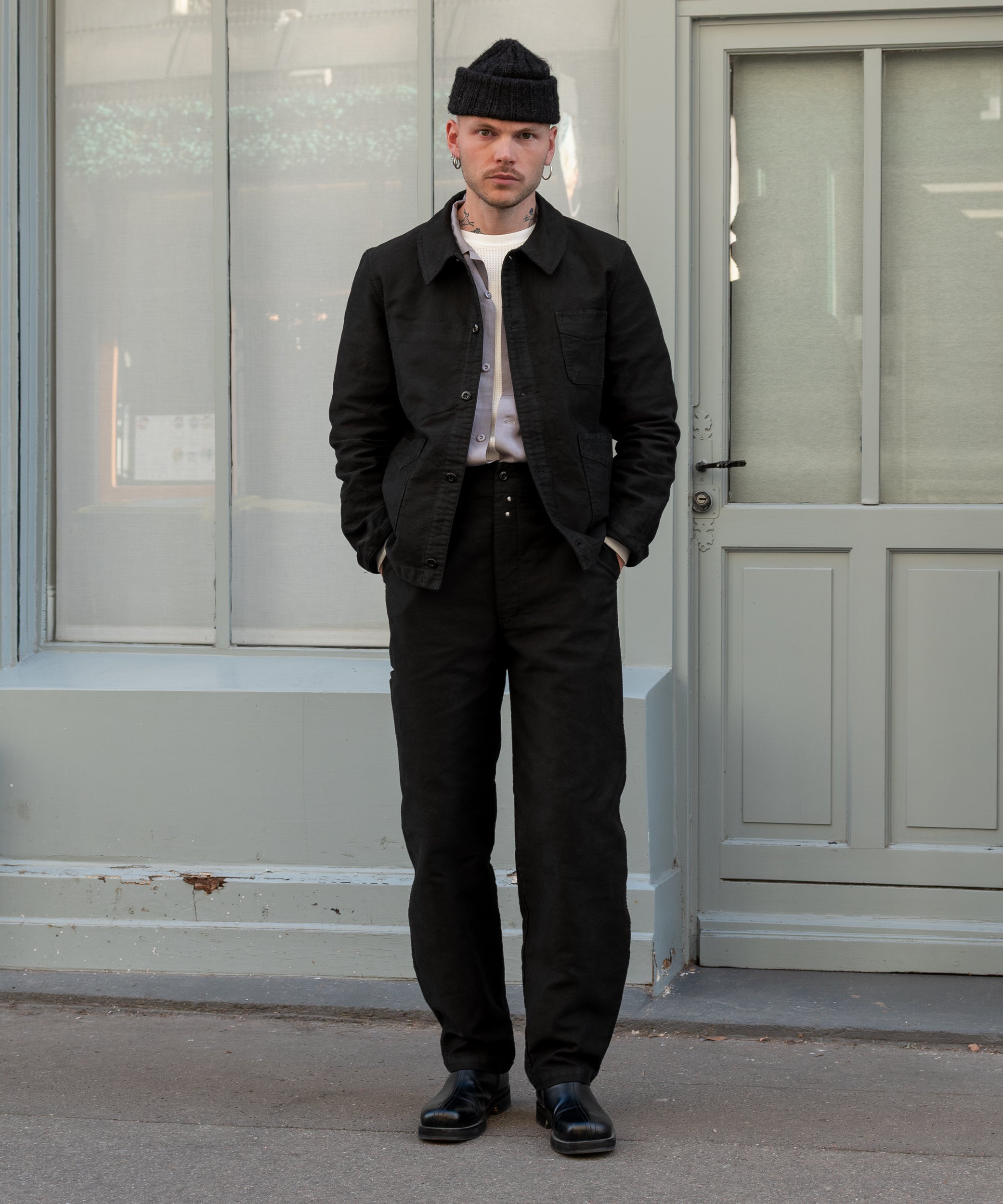 Rework Work Jacket Black Moleskin Military | BRUT – BRUT Clothing