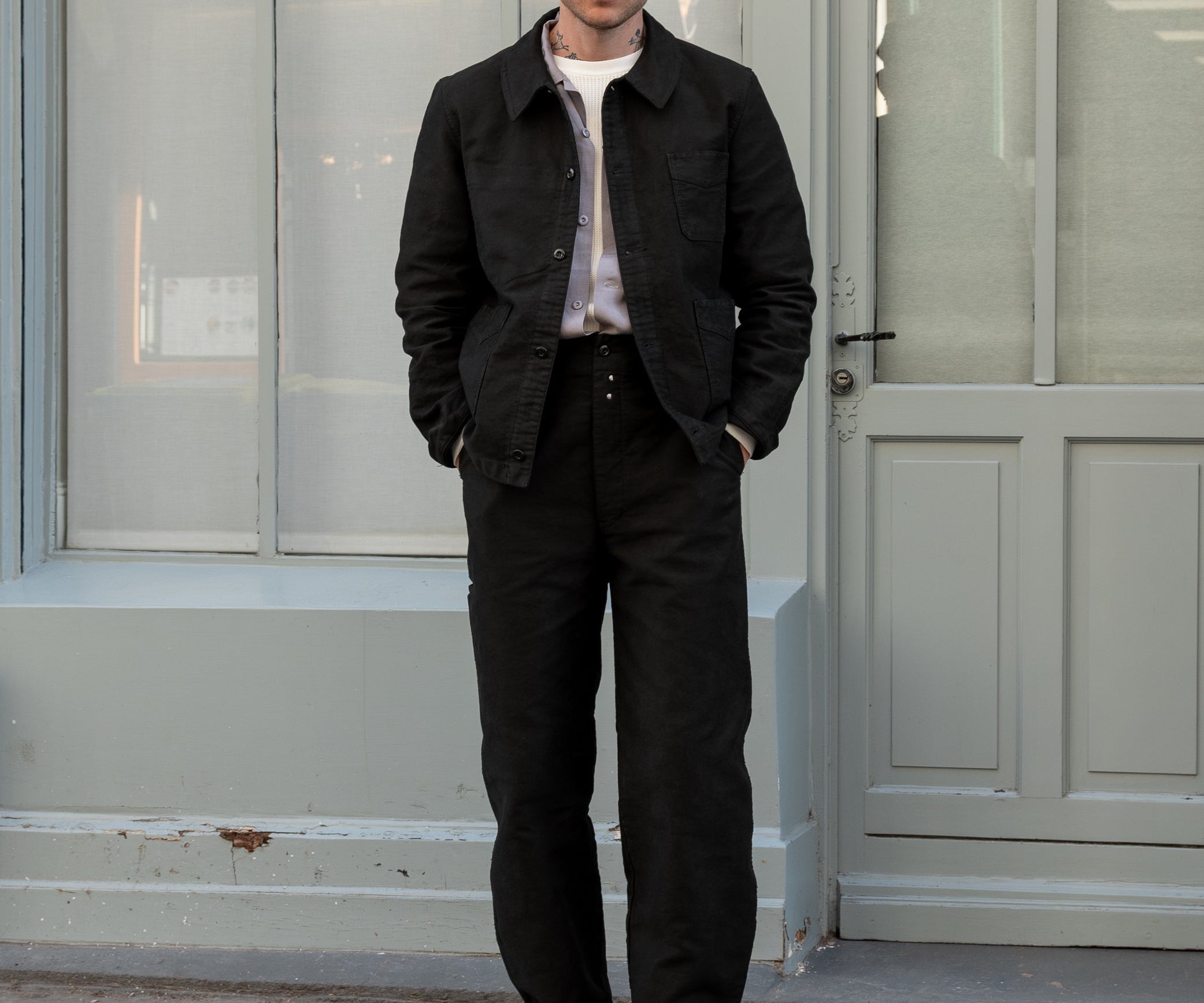 REWORK® WORK JACKET Coats & Jackets SMALL / BLACK - BRUT Clothing