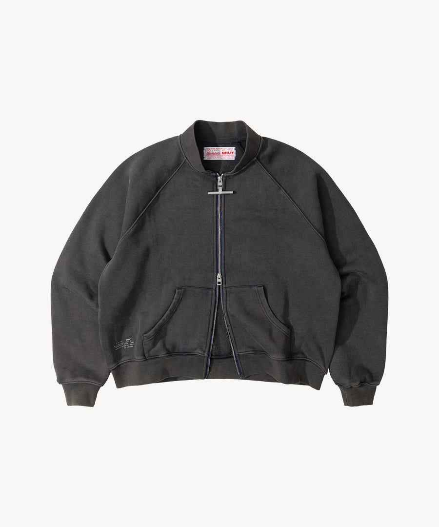 THE ZIPPED CREWNECK