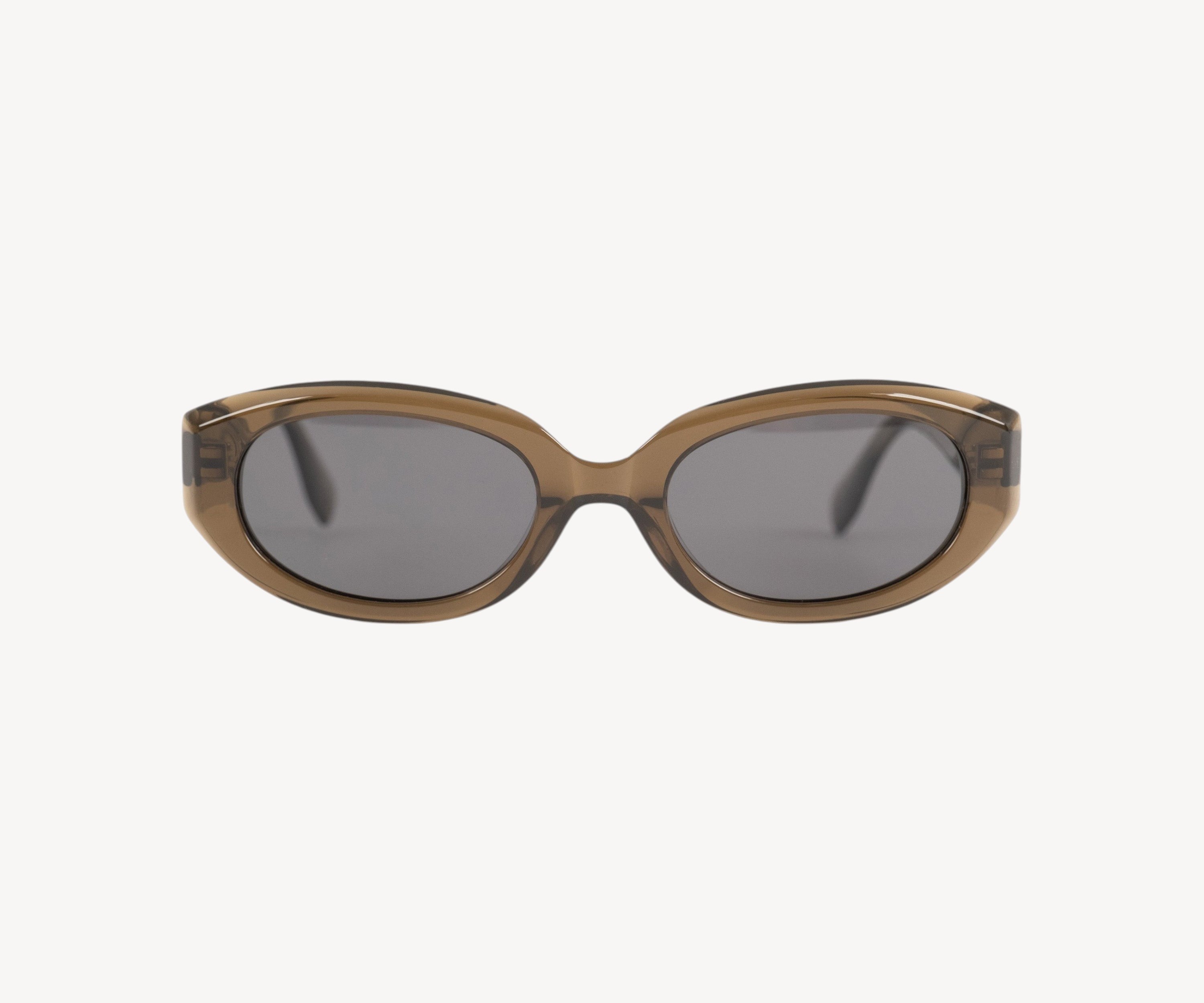 CAT'S EYES SUNGLASSES Sunglasses ONE SIZE / GREEN - BRUT Clothing