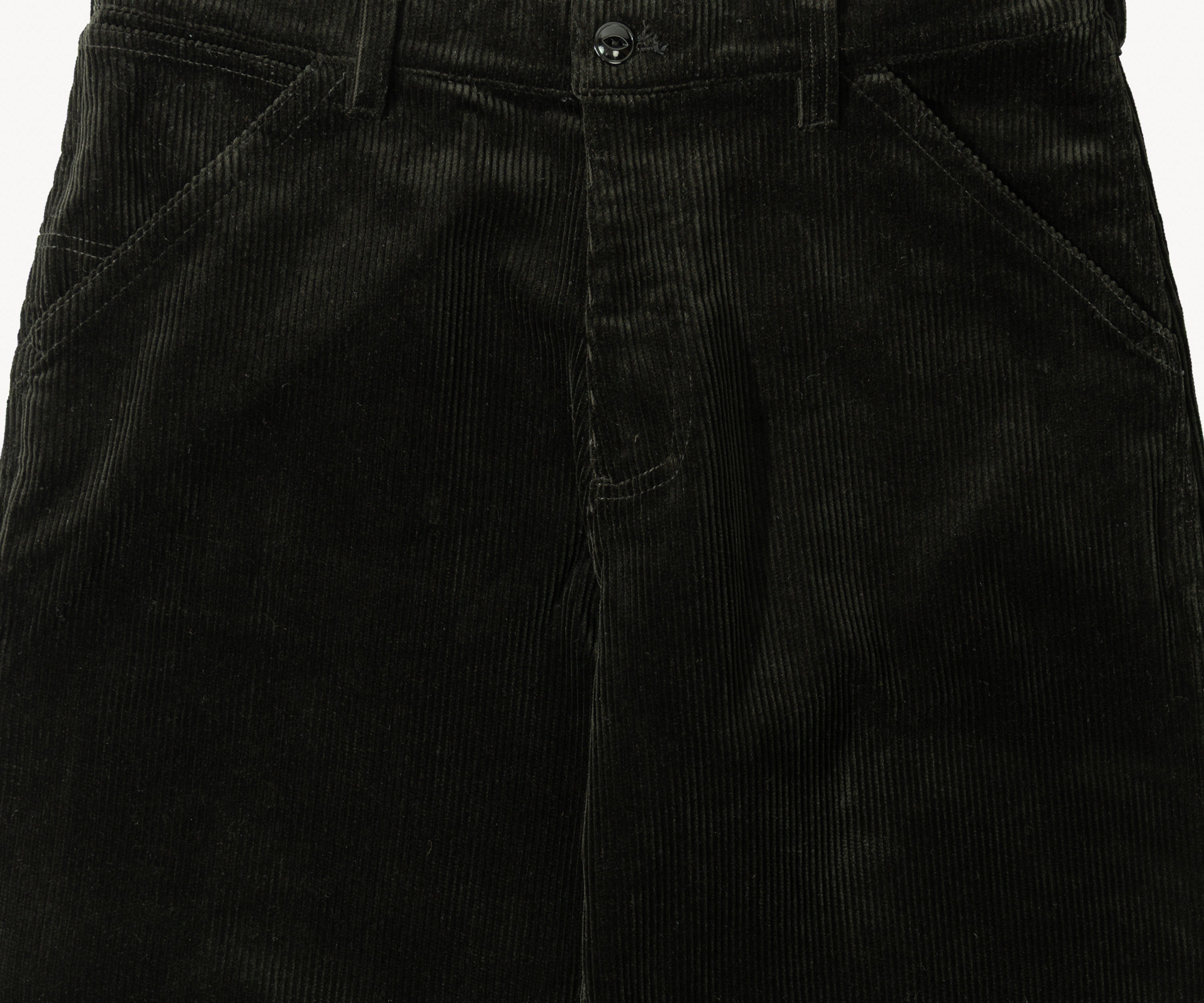 THE CORDUROY TOOLS PANTS Pantalon US26 / FR36 / NOIR - BRUT Clothing