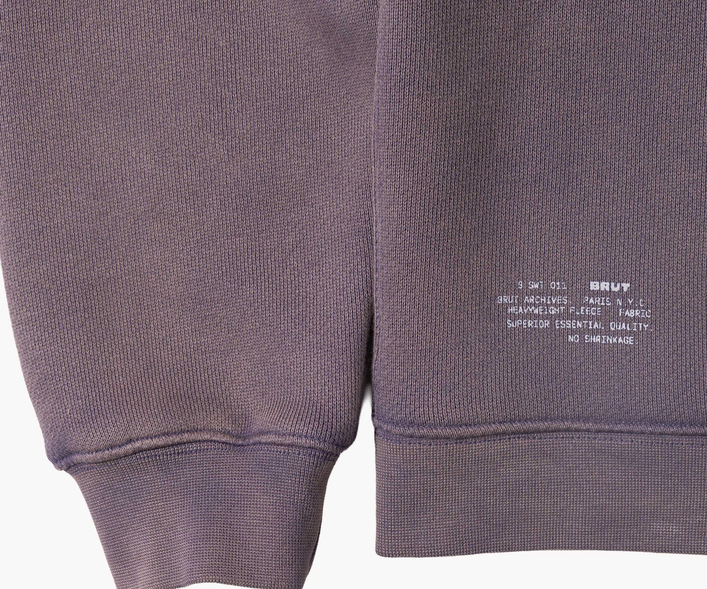 THE CROPPED CREWNECK Tricot X-SMALL / SEAL - BRUT Clothing