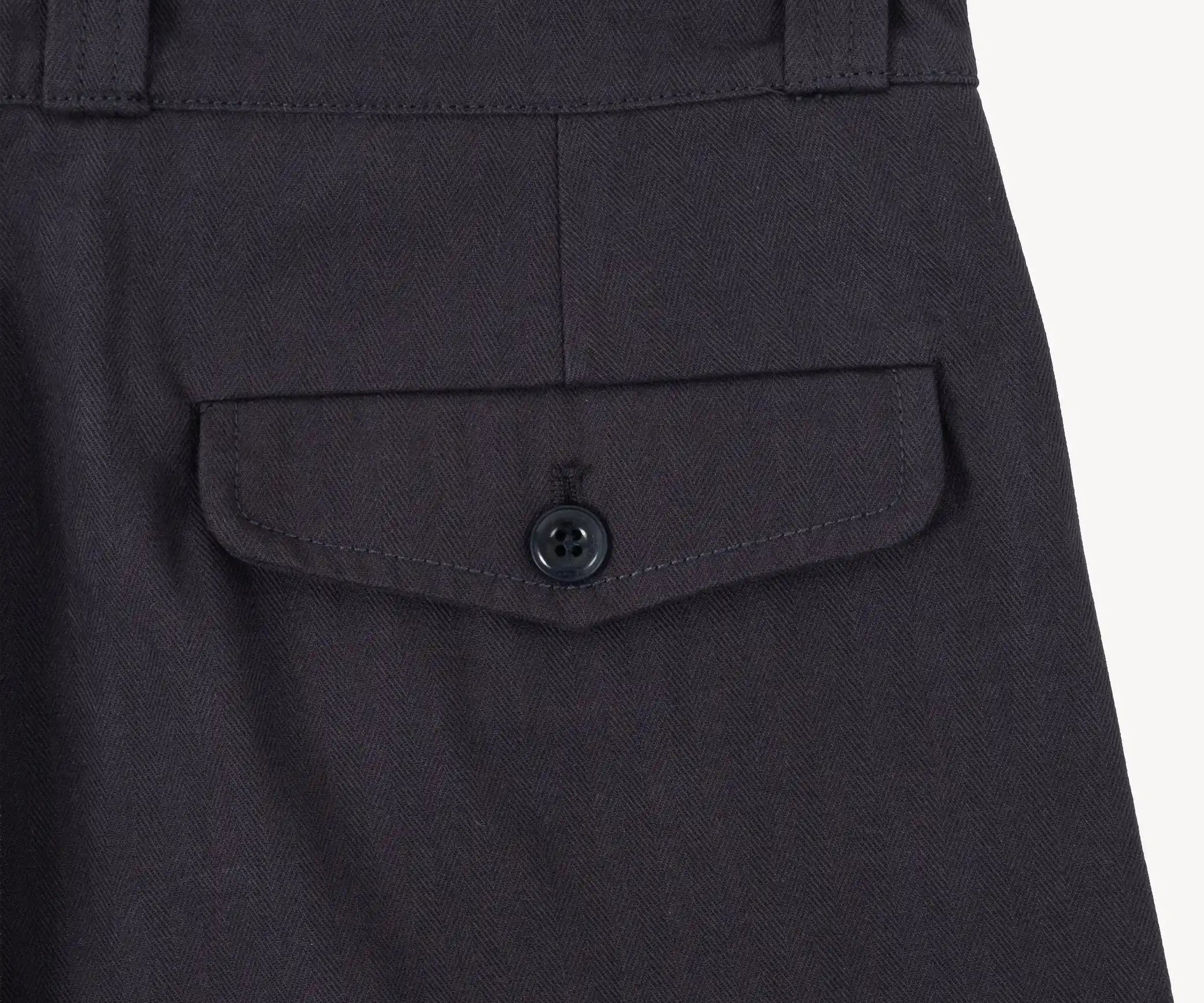THE DOUBLE PLEAT PANTS Pants US26 / FR36 / NAVY - BRUT Clothing