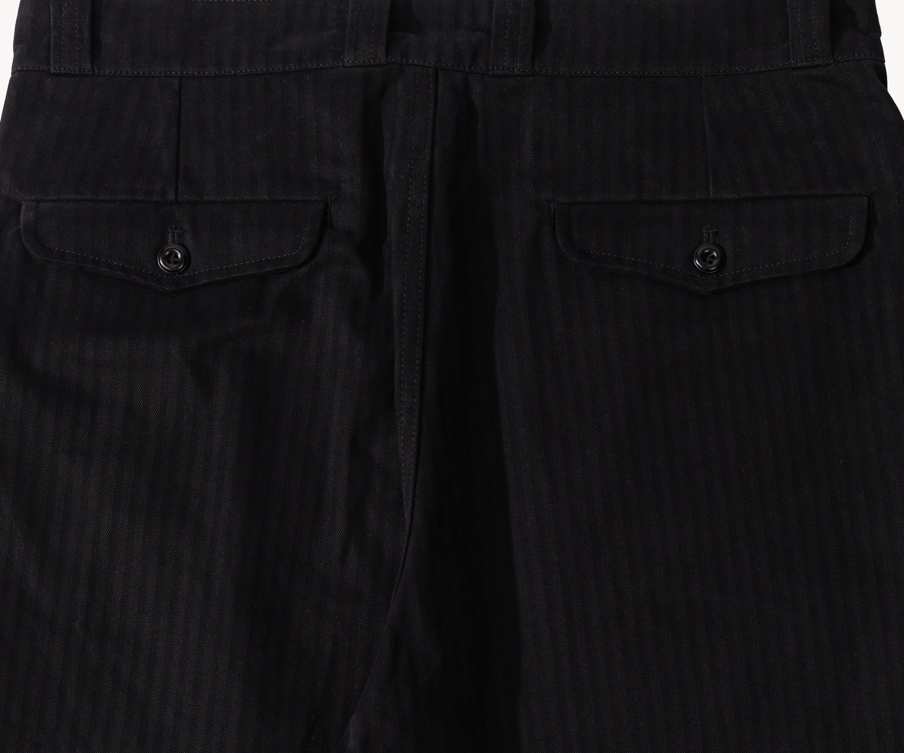 THE DOUBLE PLEAT PANTS Taille US 26 / FR 36 / NOIR - BRUT Clothing