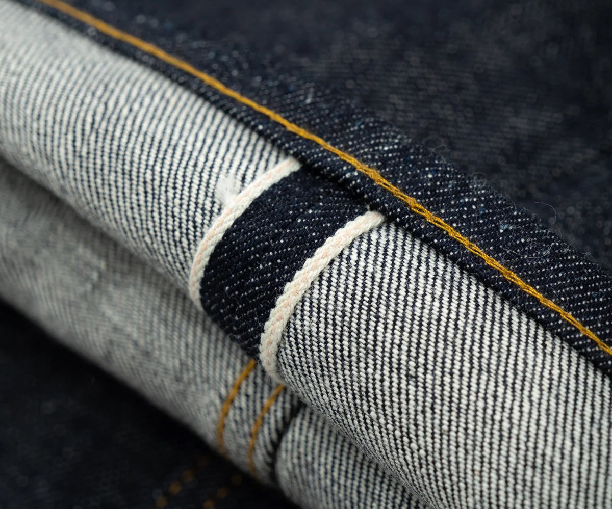 REWORK® DOUBLE PLEATED DENIM - US28 / FR38 / INDIGO BRUT - BRUT Clothing