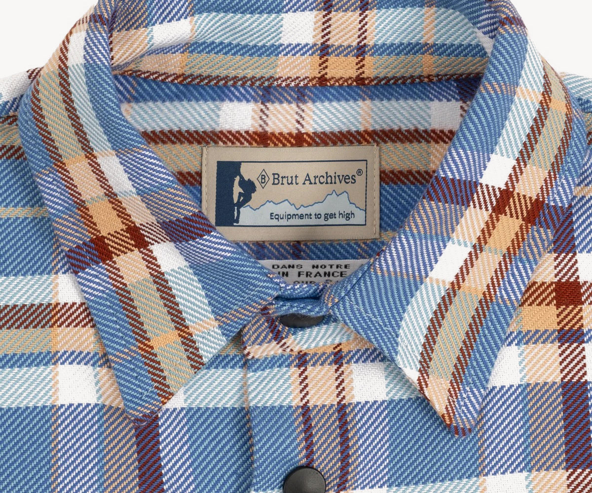 THE EQUIPMENT SHIRT T-shirts TAILLE S / BLEU - BRUT Clothing