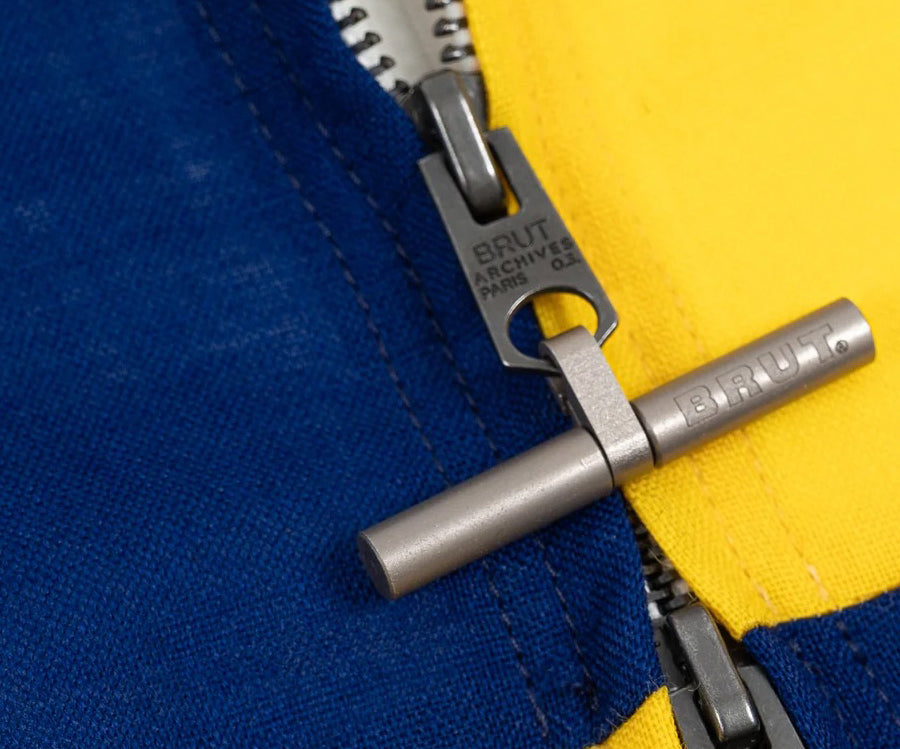REWORK® FLAG JACKET Coats & Jackets X-SMALL / BLUE / YELLOW - BRUT Clothing