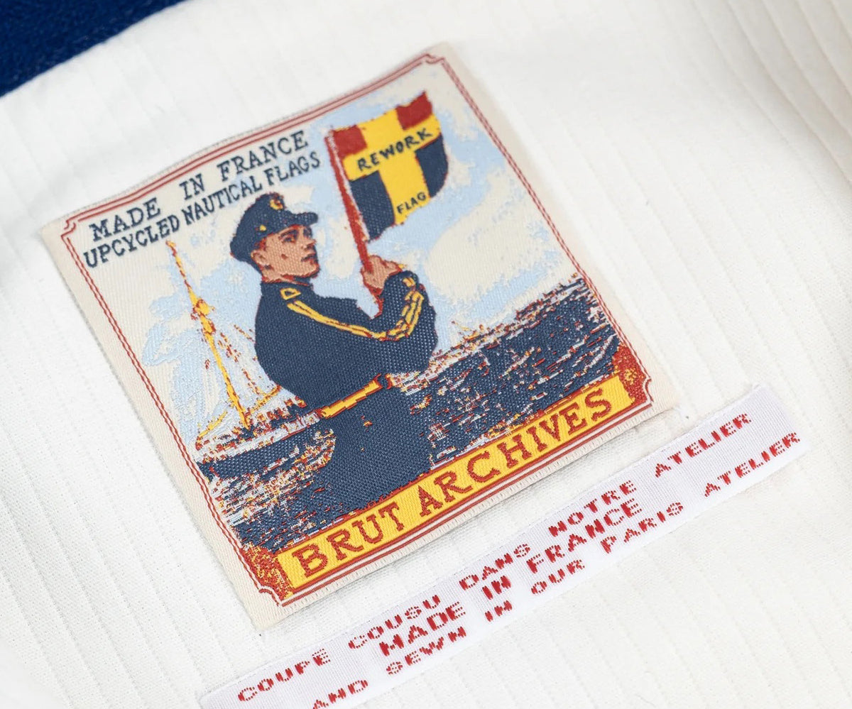REWORK® FLAG JACKET Coats & Jackets X-SMALL / BLUE / YELLOW - BRUT Clothing