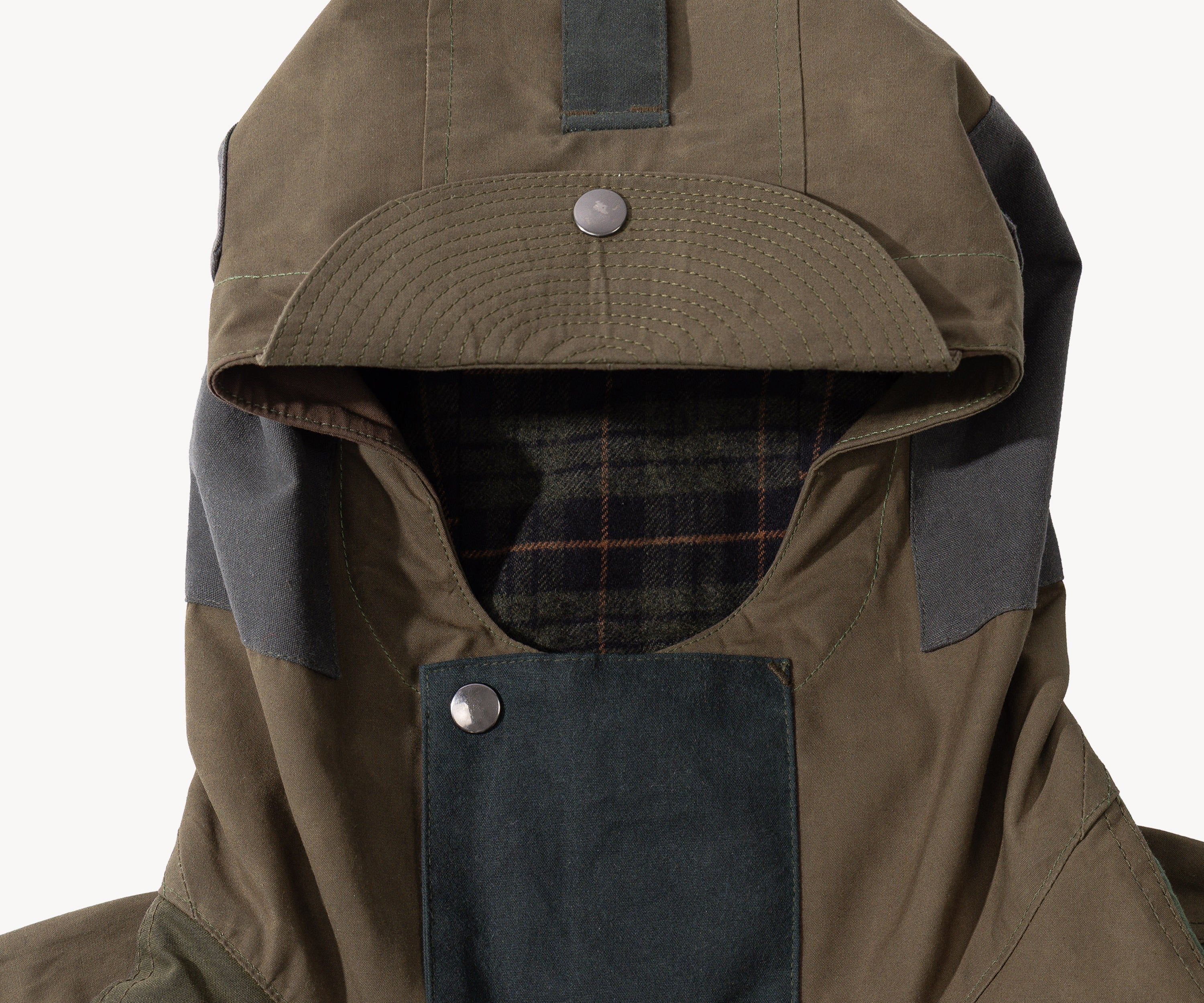 REWORK® FULLMOON WAX JACKET - N° 001 Coats & Jackets SMALL / GREEN - BRUT Clothing