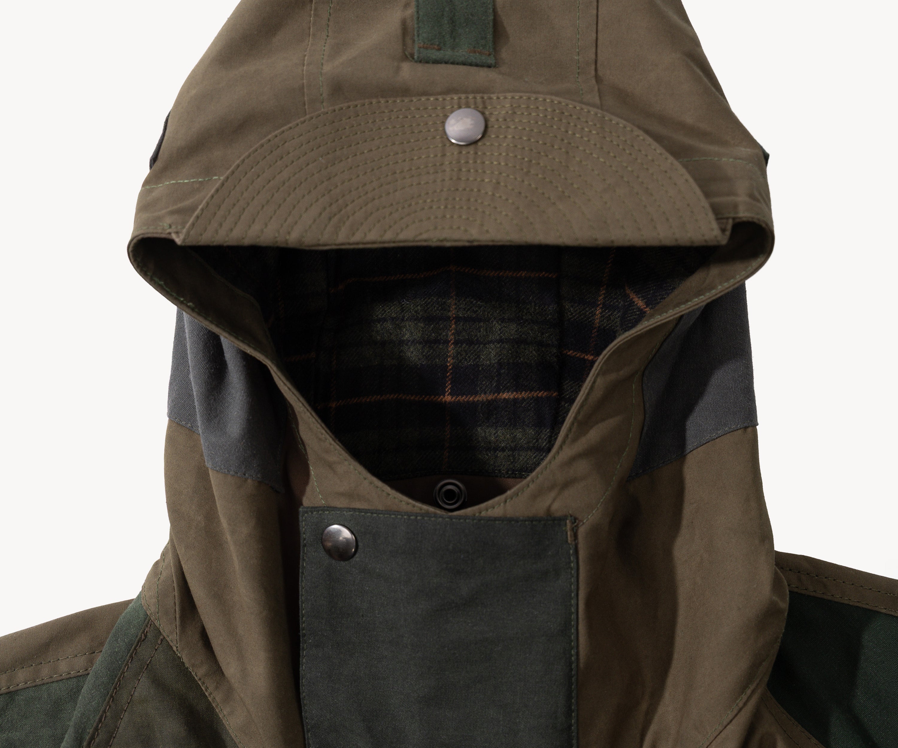 REWORK® FULLMOON WAX JACKET - N° 002 Coats & Jackets SMALL / GREEN - BRUT Clothing