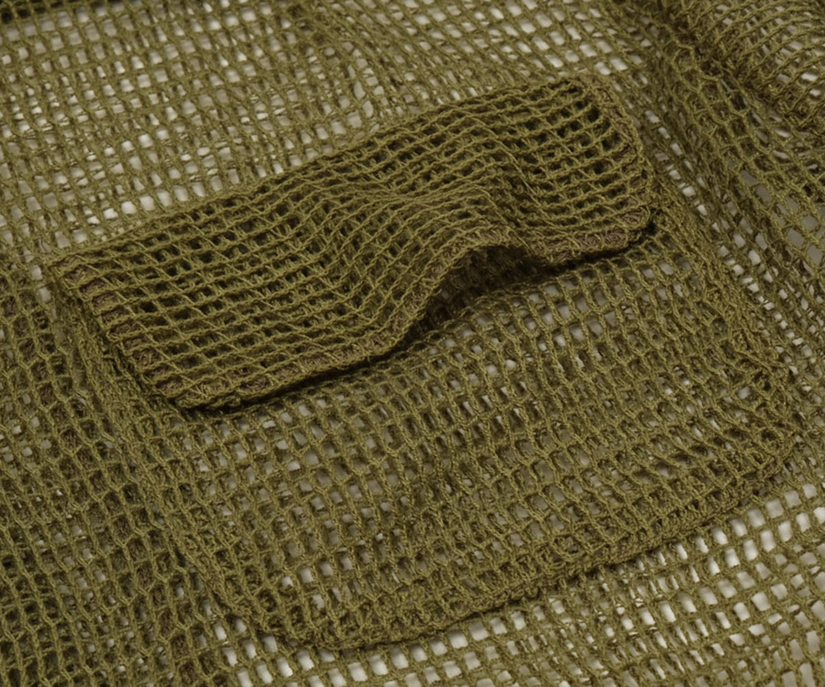 MESH SHIRT Shirts SMALL / OLIVE GREEN - BRUT Clothing
