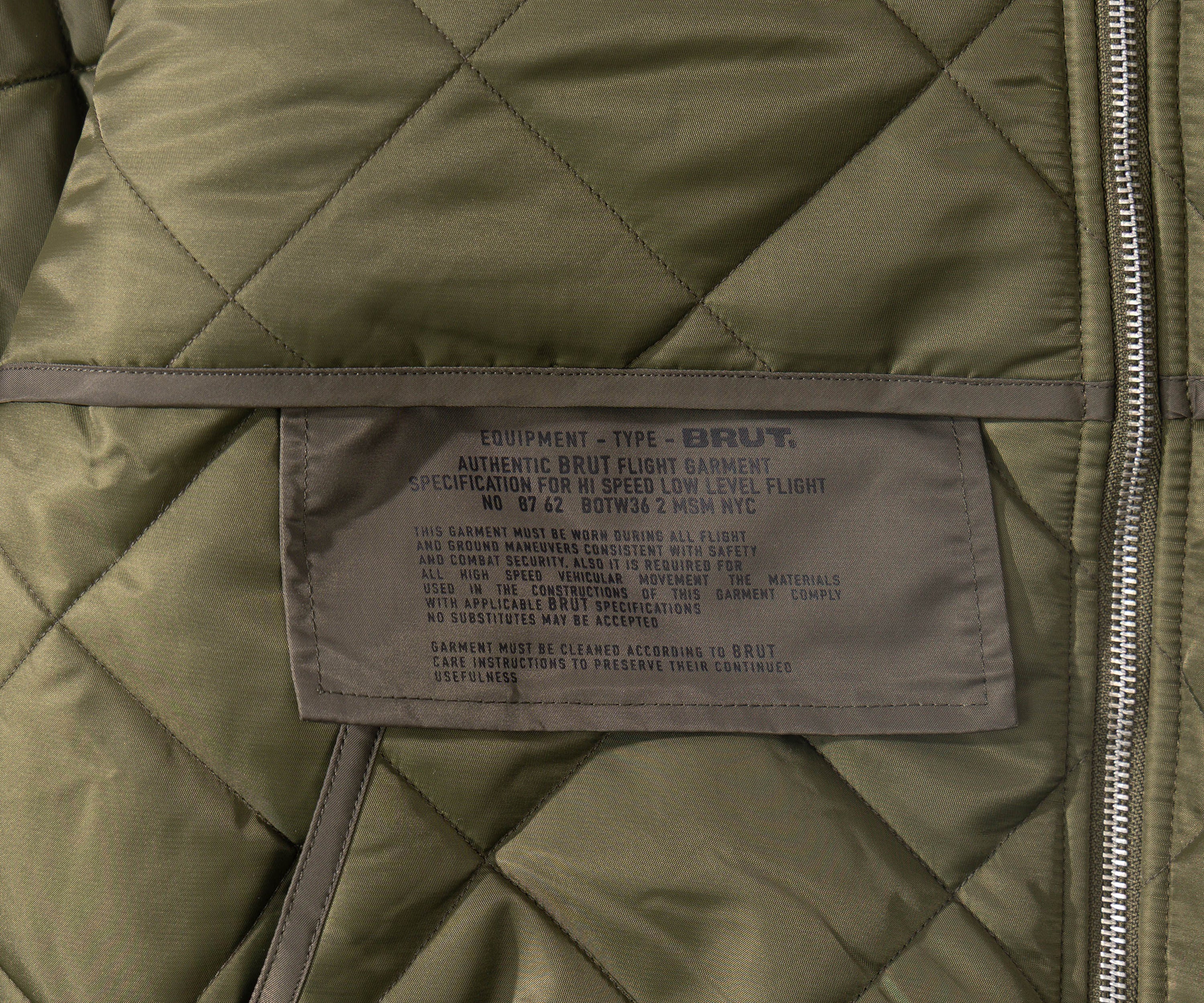 THE MK-4 JACKET Manteaux et vestes TAILLE S / VERT - BRUT Clothing
