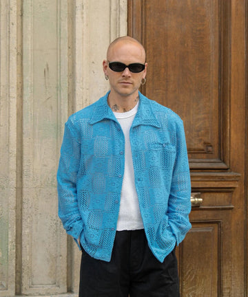THE LONG-SLEEVE HERITAGE SHIRT - BLUE | BRUT PARIS 03 | Worldwide