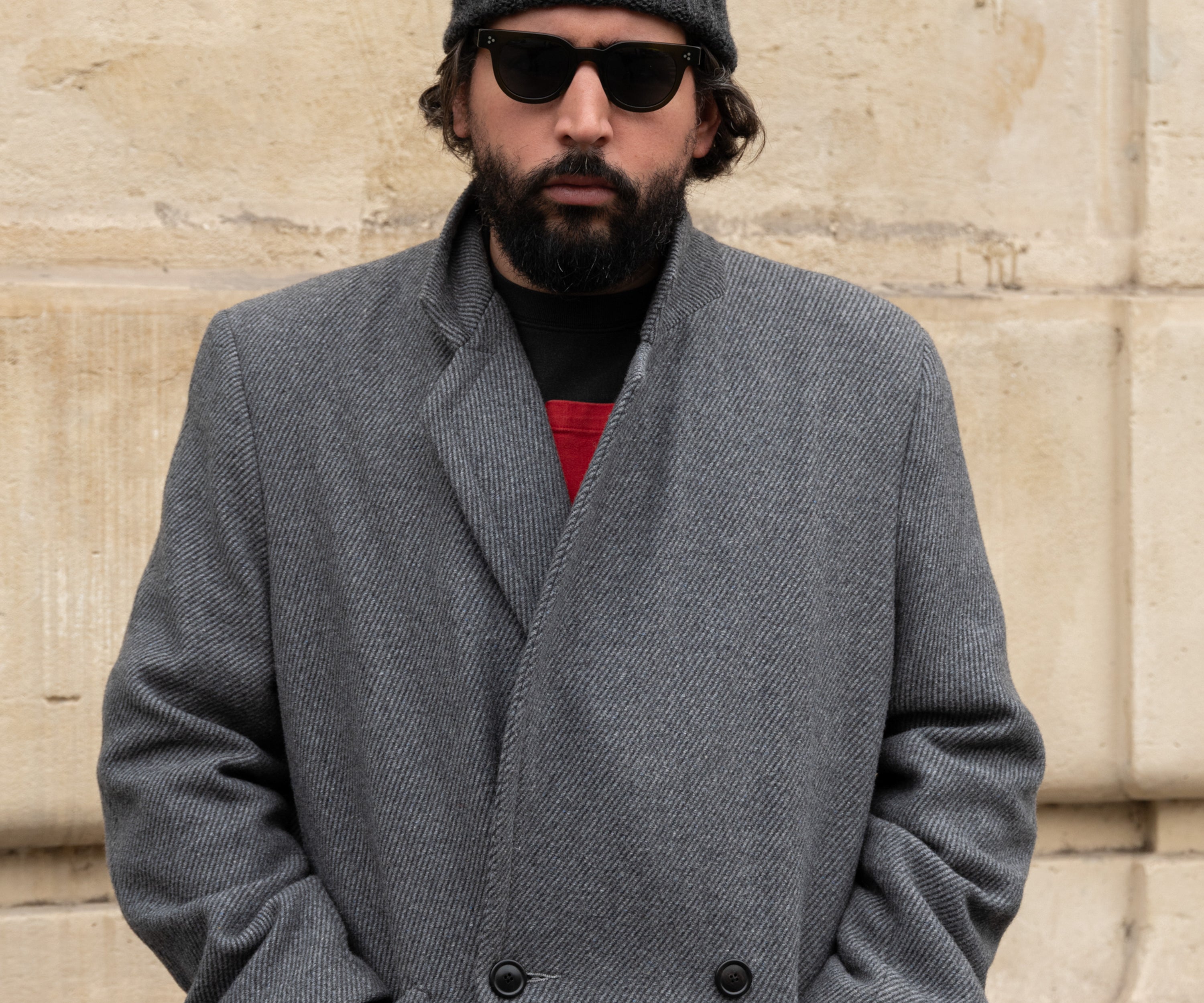 THE POLO COAT Manteaux et vestes TAILLE PETITE / GRIS - BRUT Clothing