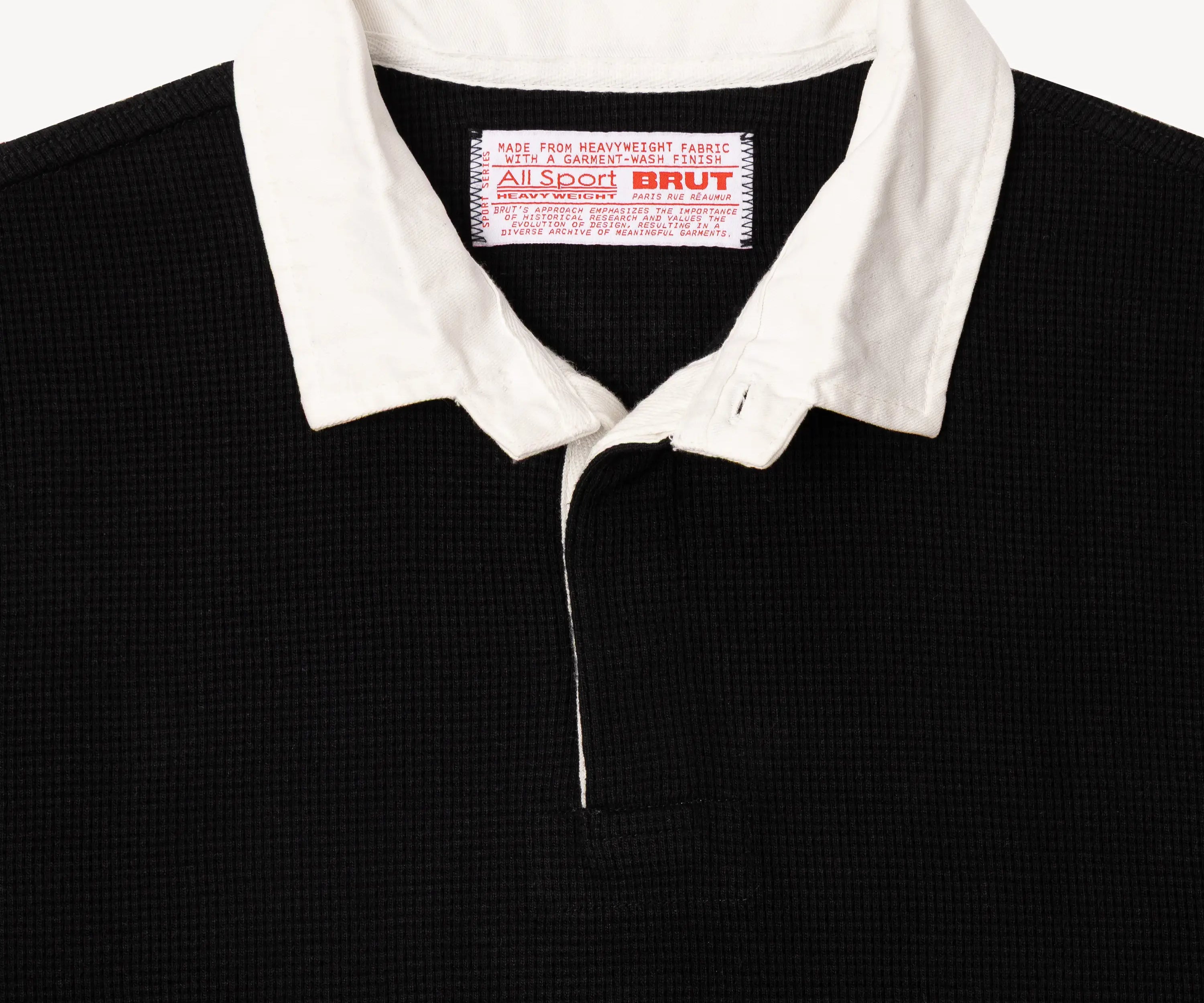 THE THERMAL POLO Sweats X-SMALL / NOIR - BRUT Clothing