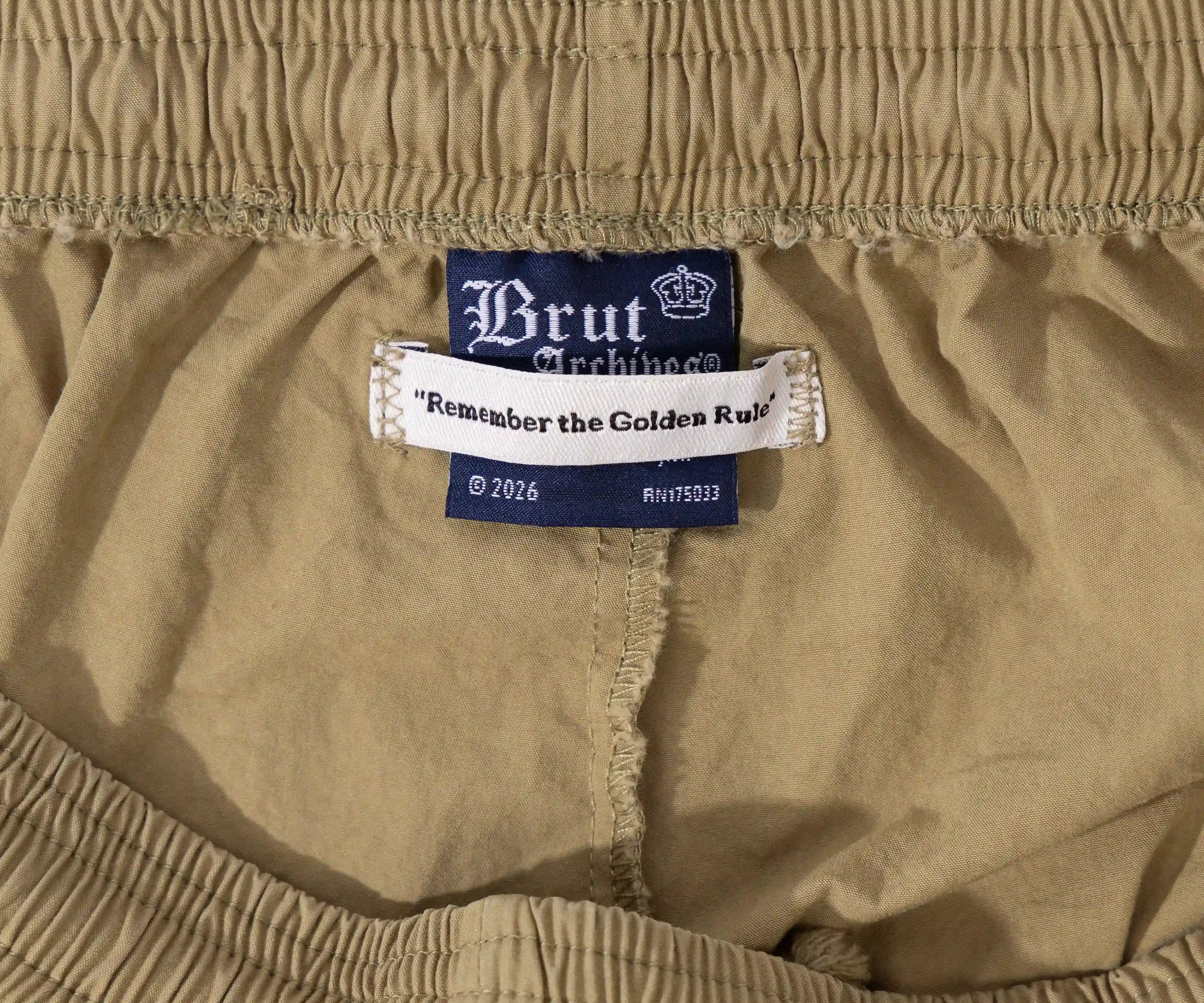 THE POPLIN PANTS Pants SMALL / BEIGE - BRUT Clothing