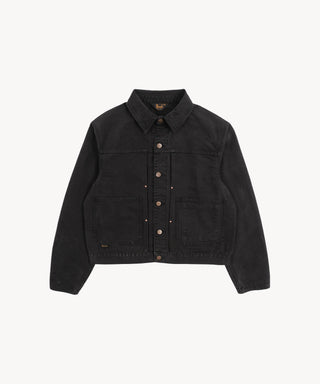 <span>THE PLEATED RIVET JACKET</span>