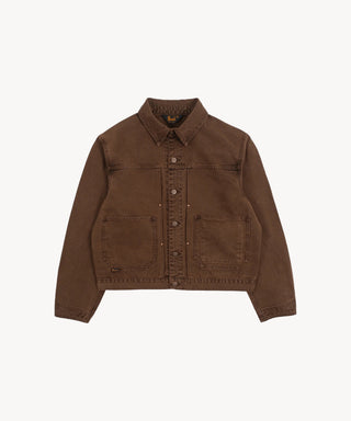 <span>THE PLEATED RIVET JACKET</span>