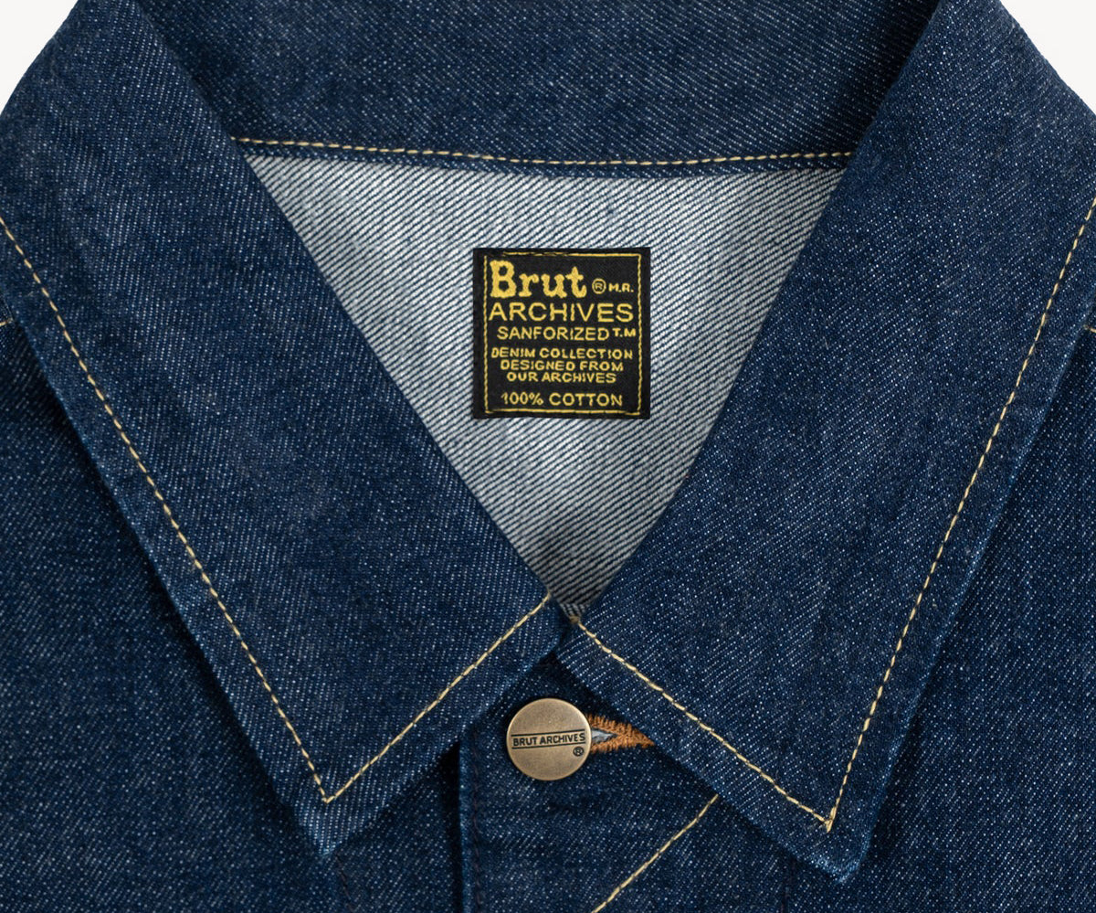 THE RIVET TRUCKER JACKET Manteaux et vestes XS / INDIGO BRUT - BRUT Clothing