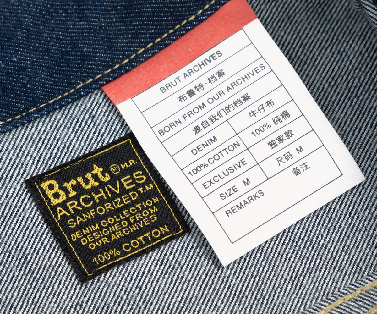 THE RIVET TRUCKER JACKET Manteaux et vestes XS / INDIGO BRUT - BRUT Clothing