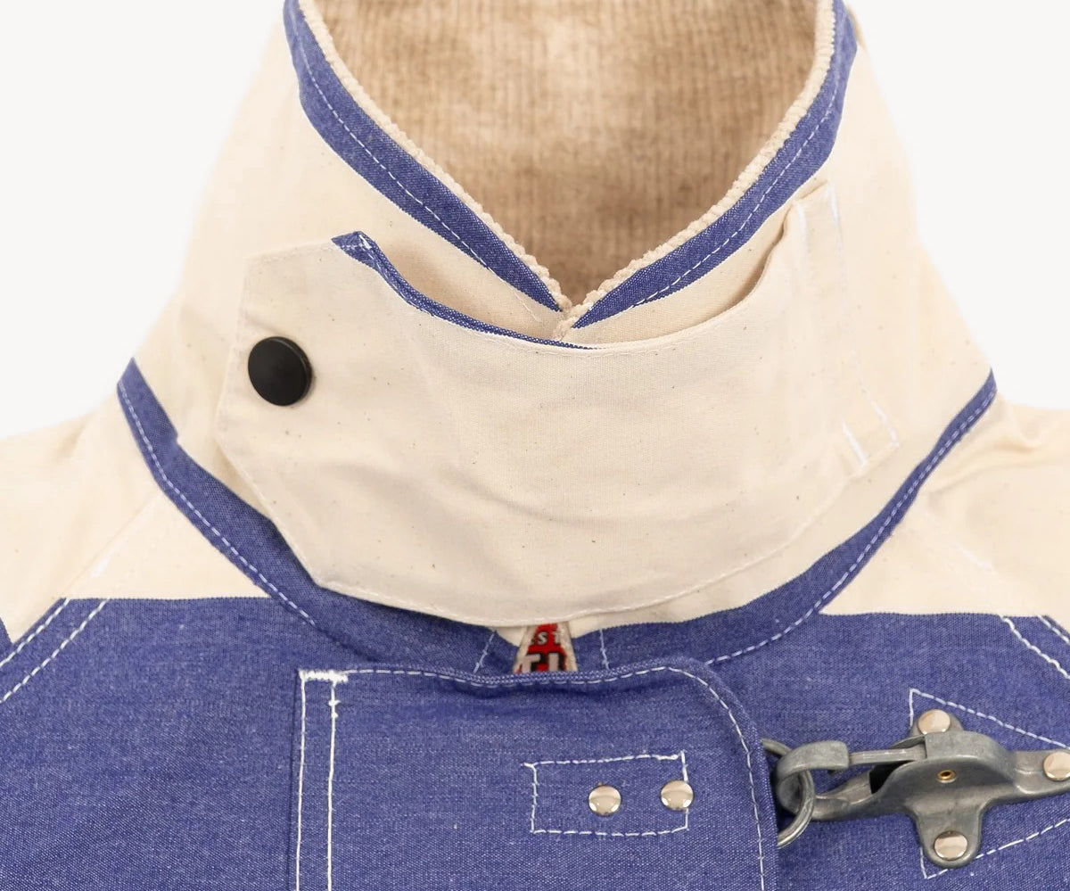 REWORK® SAILOR HOOK JACKET SMALL / BLEU / BLANC - BRUT Clothing