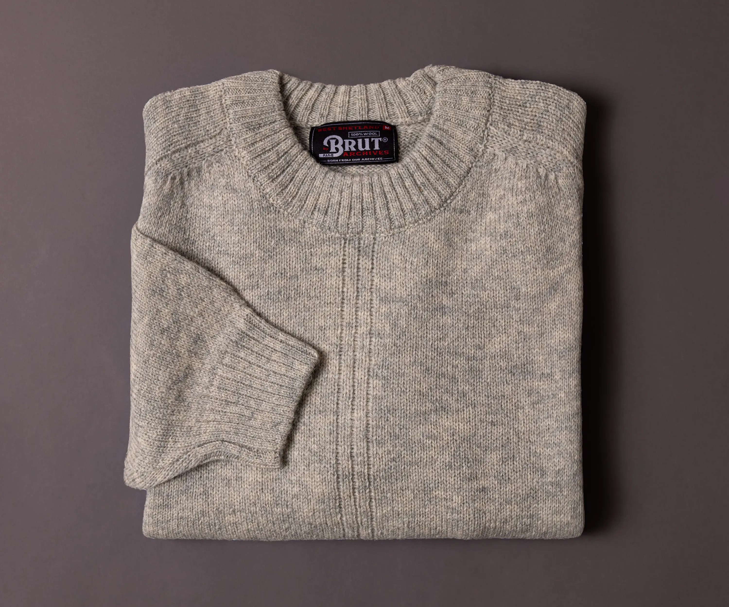 THE BEST SHETLAND SWEATER Knitwear X-SMALL / CYGNET - BRUT Clothing