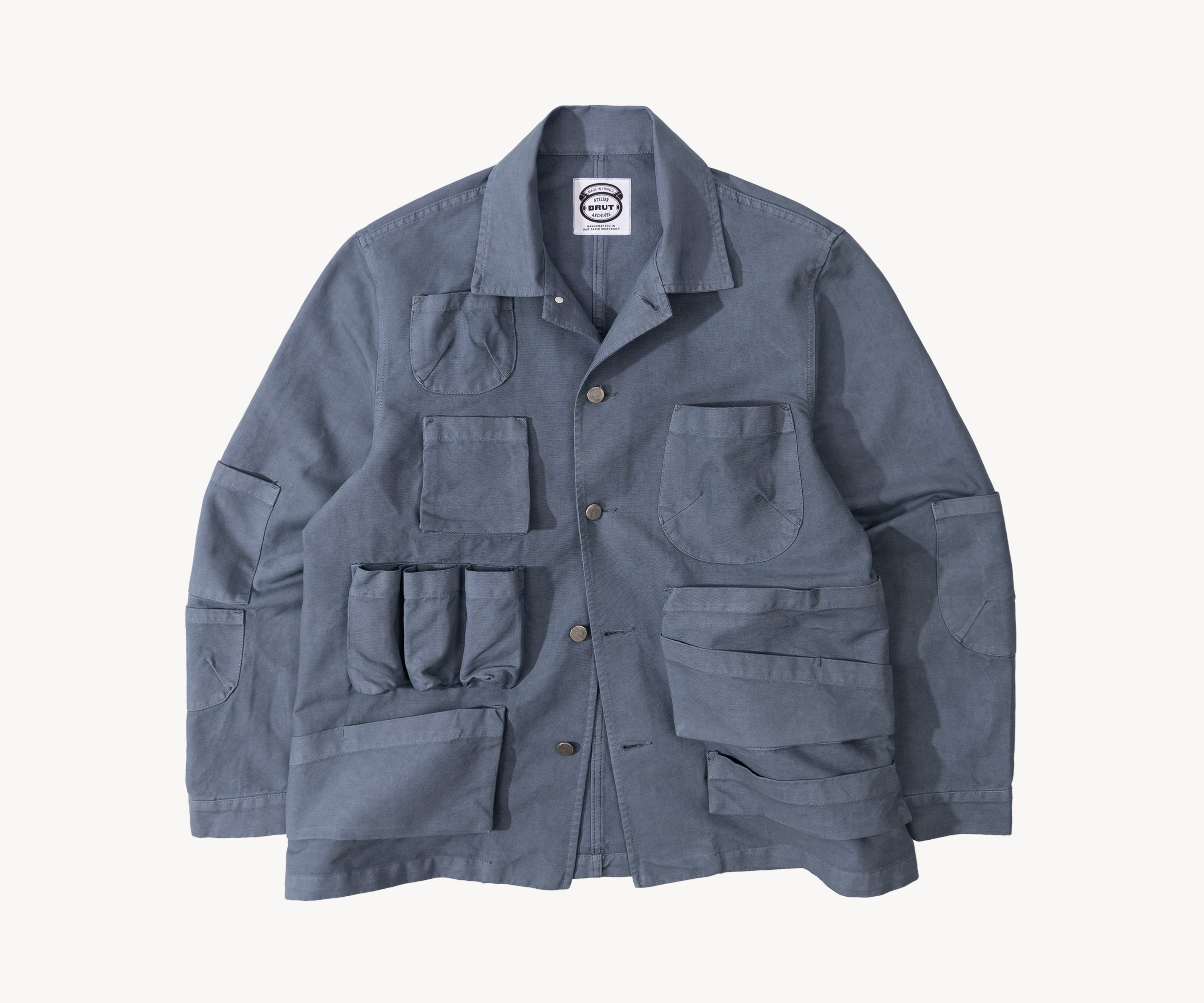 French Workman Jacket Rework Rework Coats & Jackets — Upcycled Barbour and waxed cotton | BRUT ...