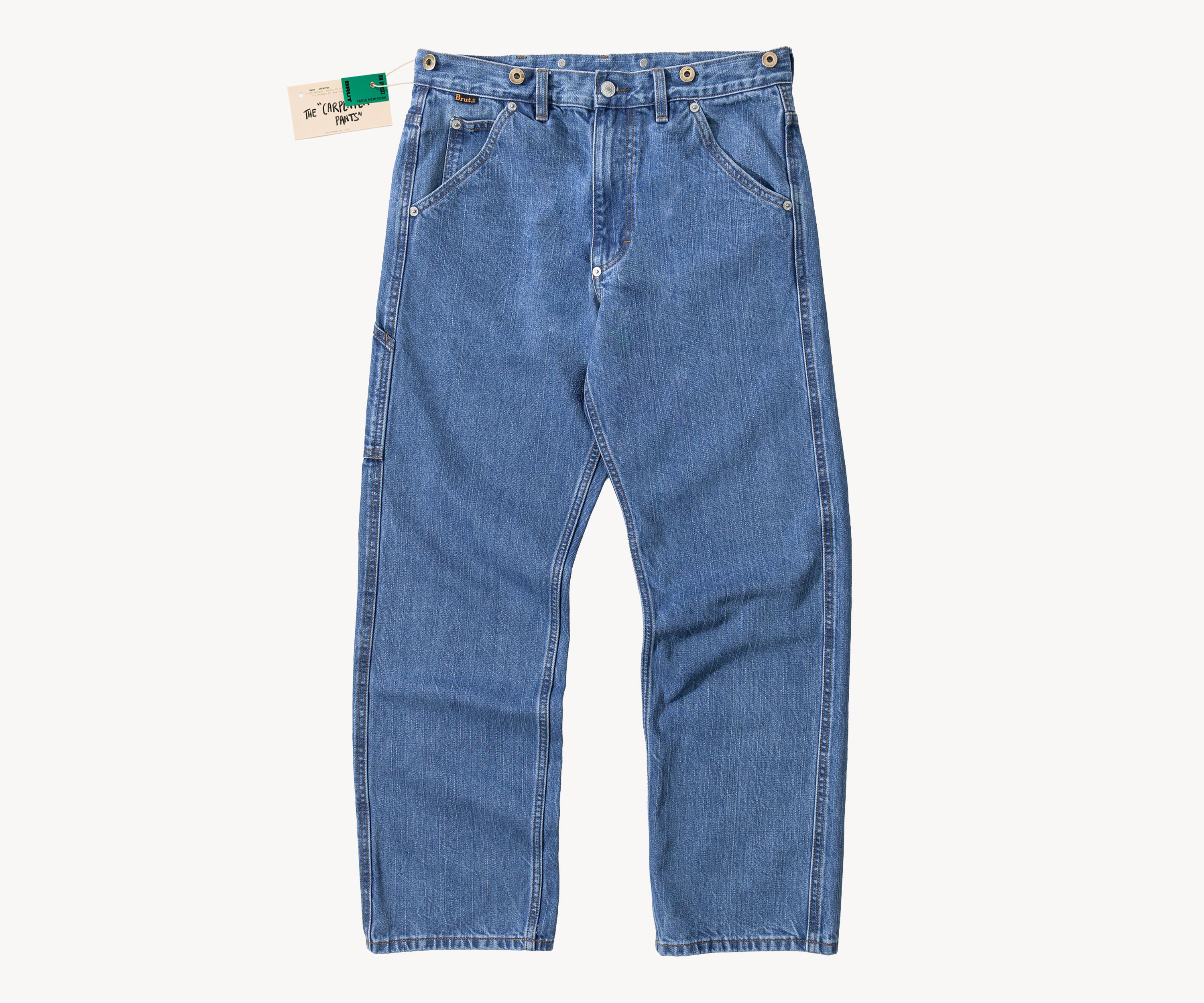 THE CARPENTER PANTS Taille US 26 / FR 36 / BLUE STONE WASH - BRUT Clothing