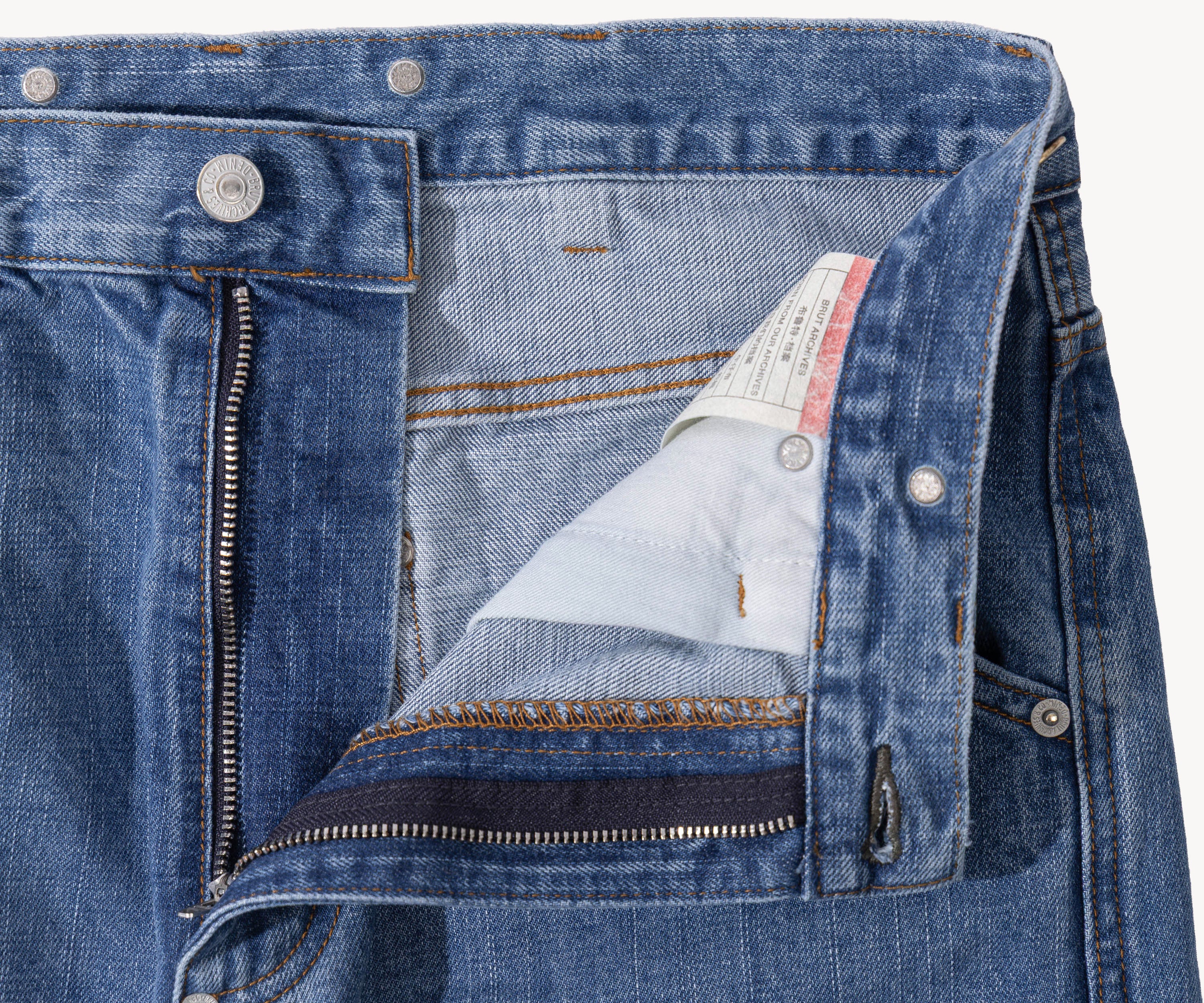THE CARPENTER PANTS Taille US 26 / FR 36 / BLUE STONE WASH - BRUT Clothing