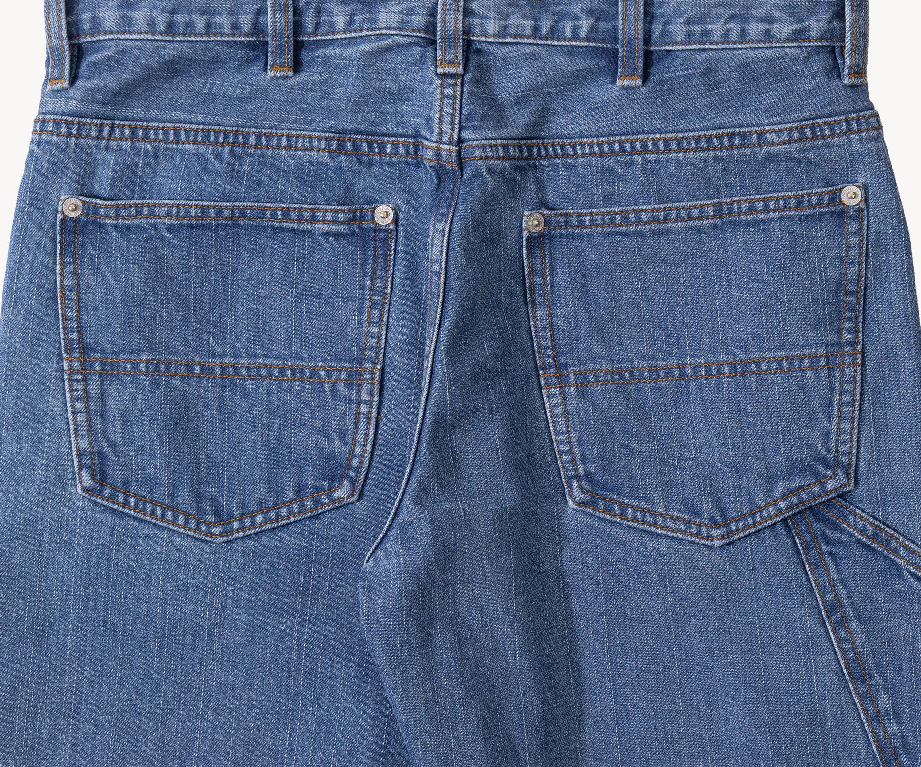 THE CARPENTER PANTS Taille US 26 / FR 36 / BLUE STONE WASH - BRUT Clothing