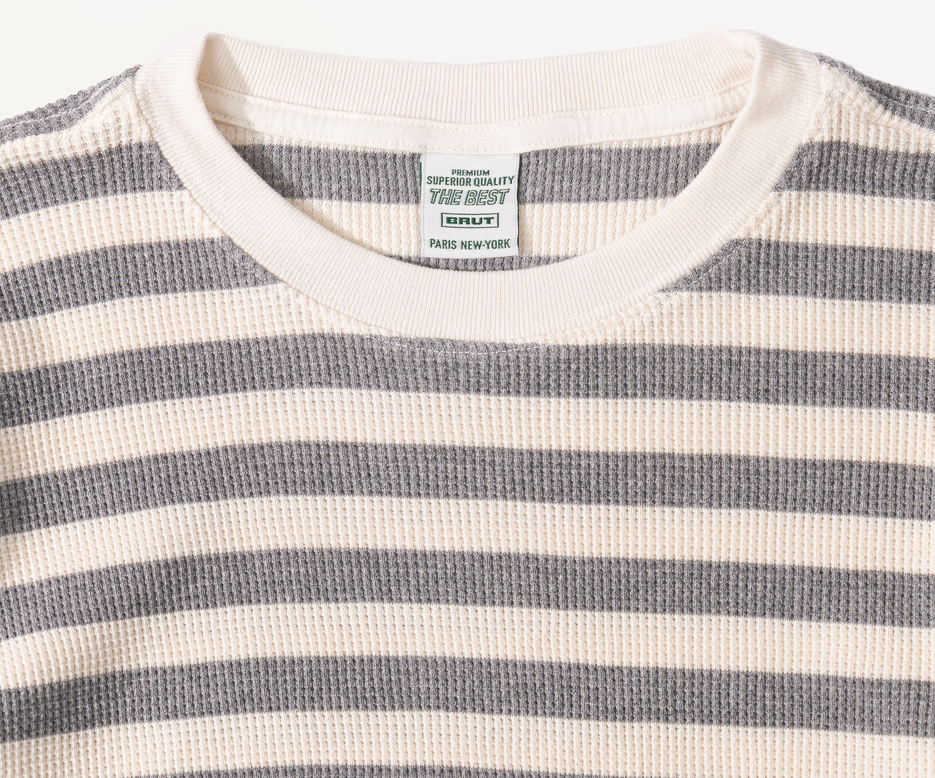 THE BEST THERMAL X-SMALL / GRIS / CRÈME - BRUT Clothing