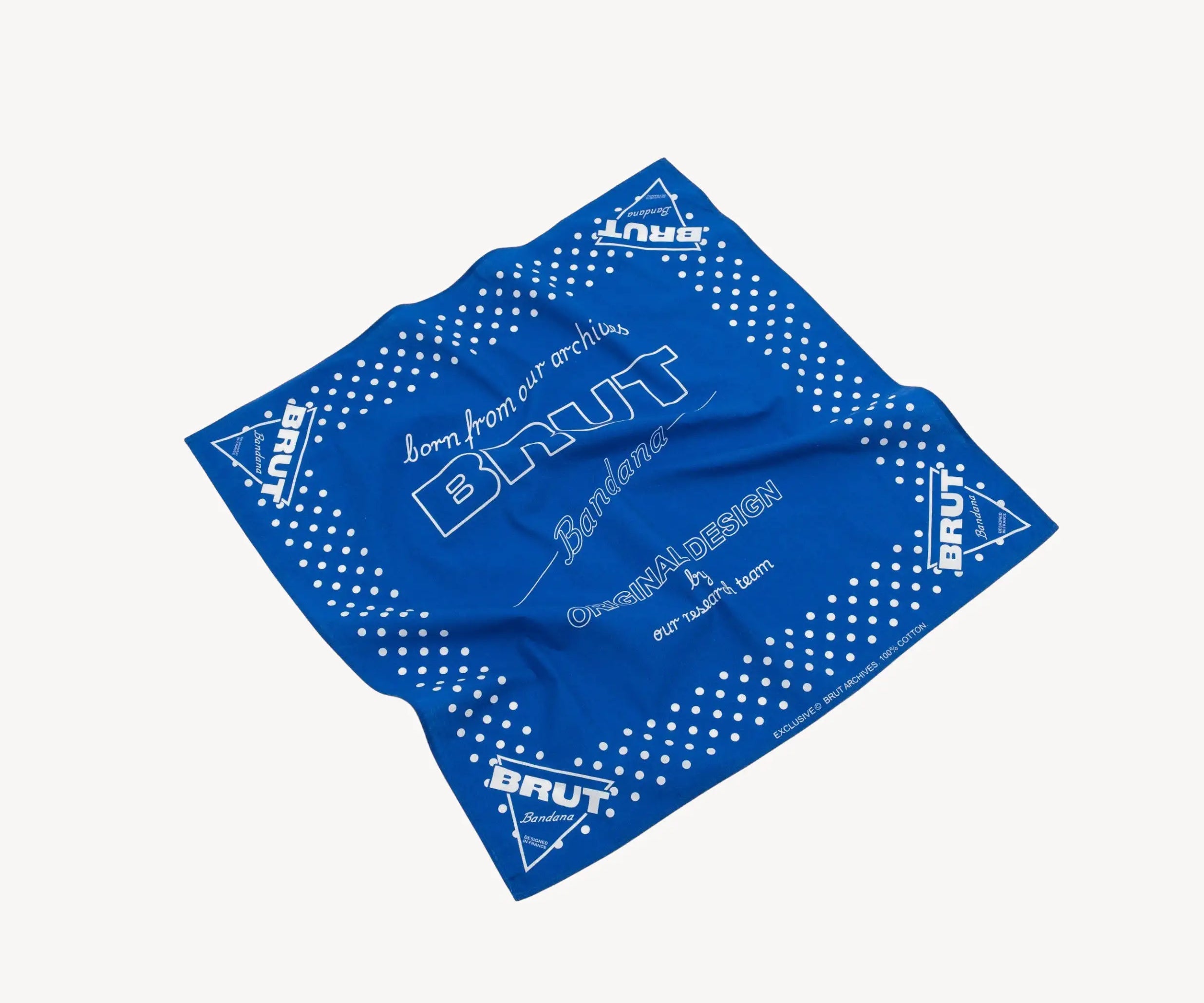 THE ARCHIVE BANDANA Bandana ONE SIZE / BLUE - BRUT Clothing