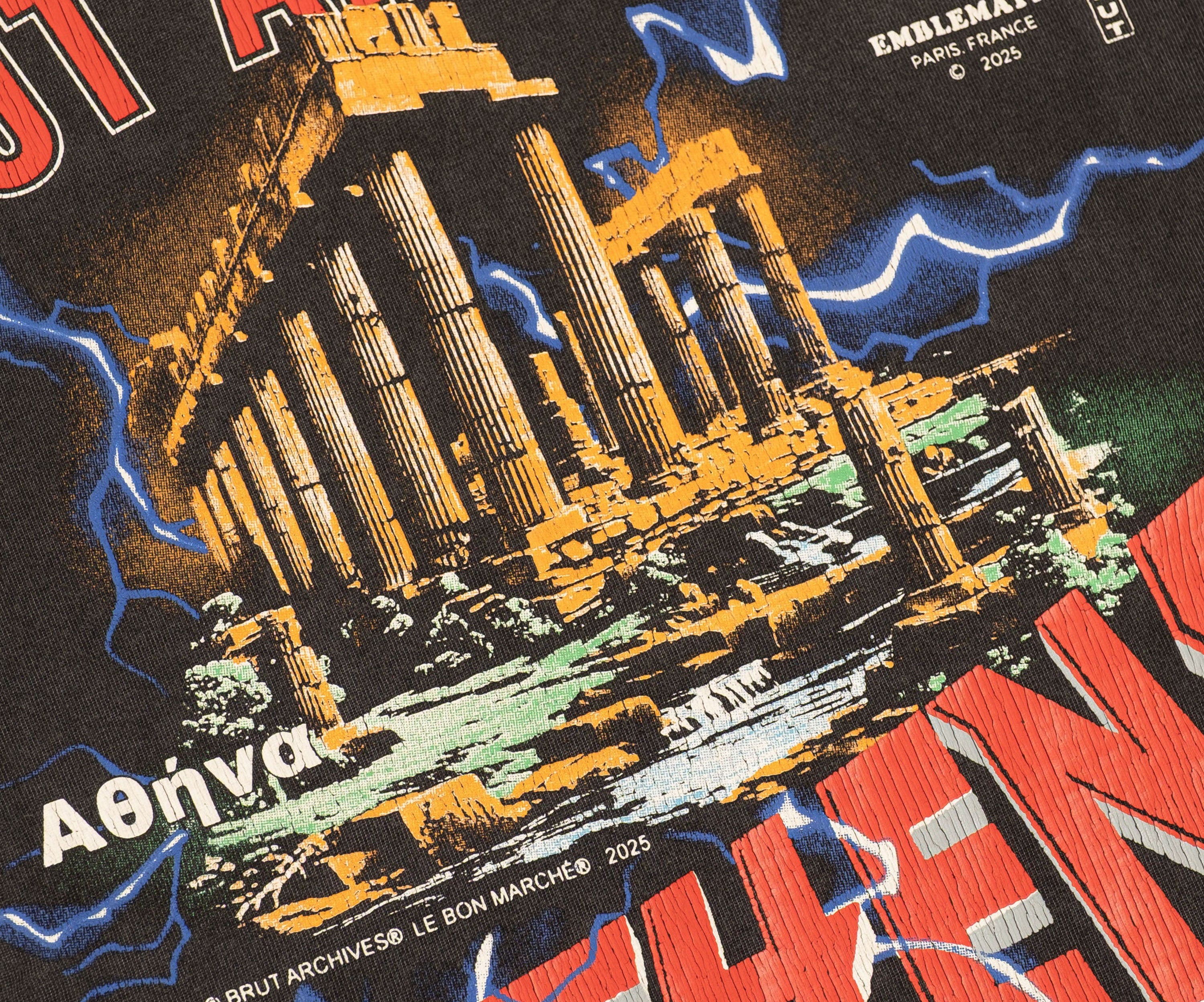 THE ATHENS TEE T-Shirts X-SMALL / BLACK - BRUT Clothing