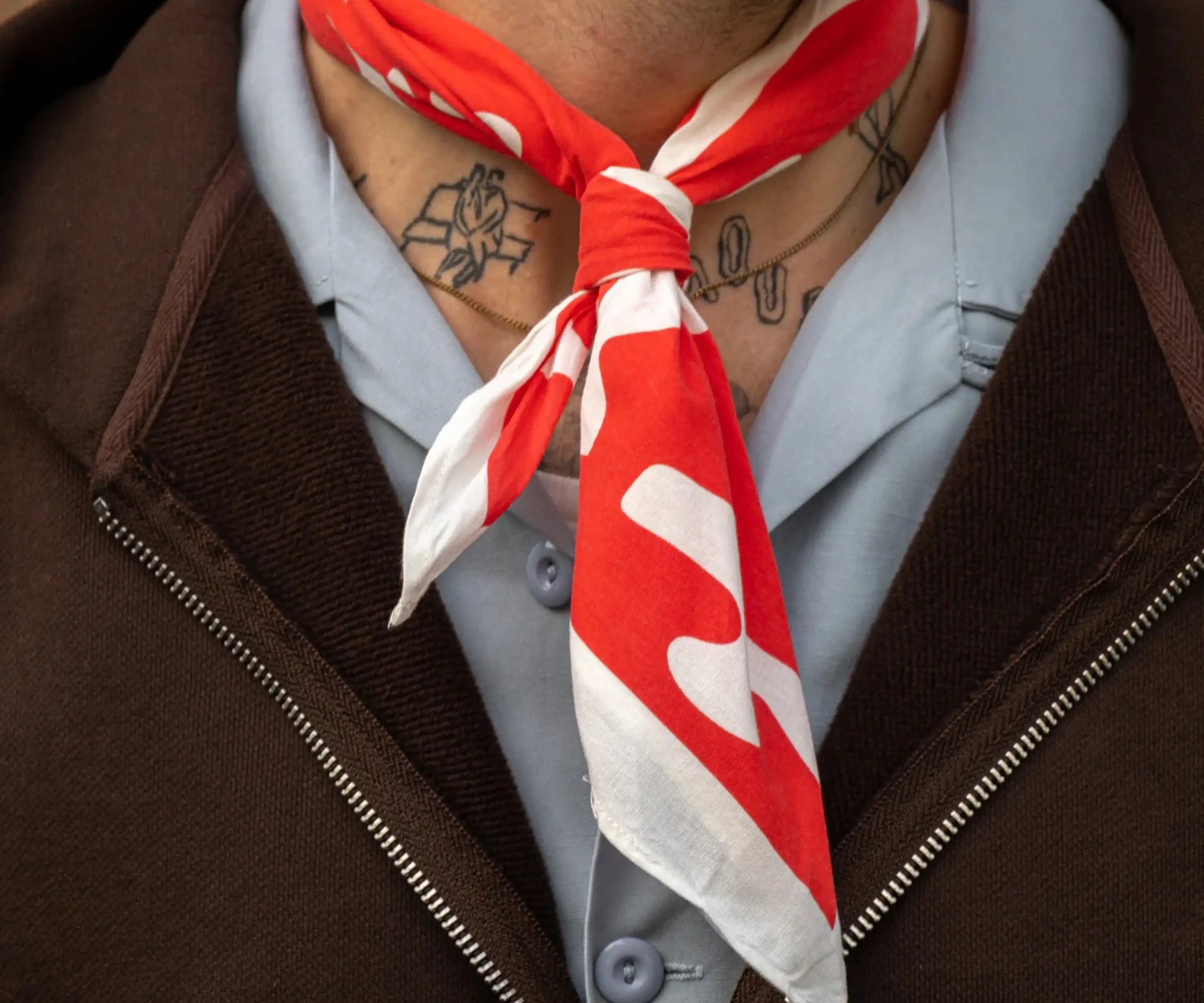 THE CAMO BANDANA Bandana ONE SIZE / RED - BRUT Clothing
