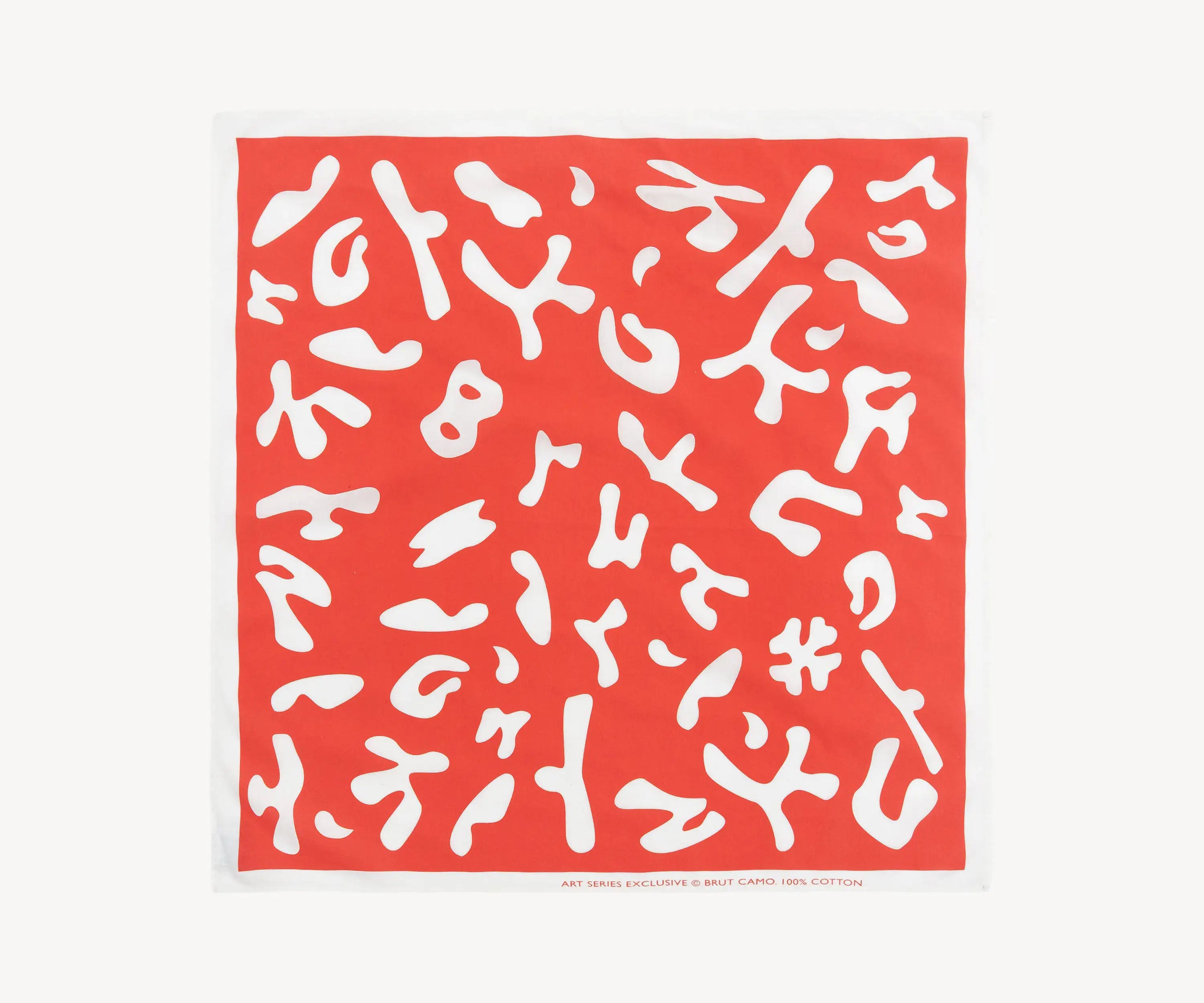 THE CAMO BANDANA Bandana ONE SIZE / RED - BRUT Clothing