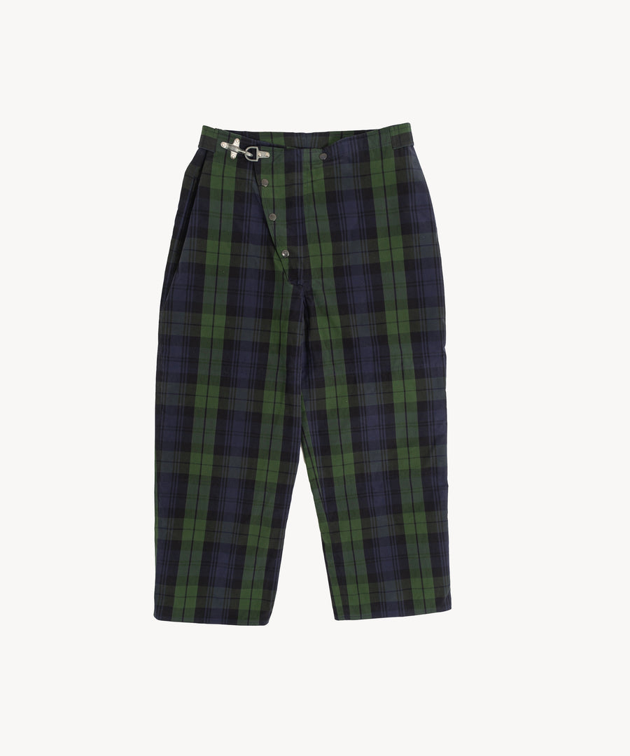 THE CHECKED WAX PANTS