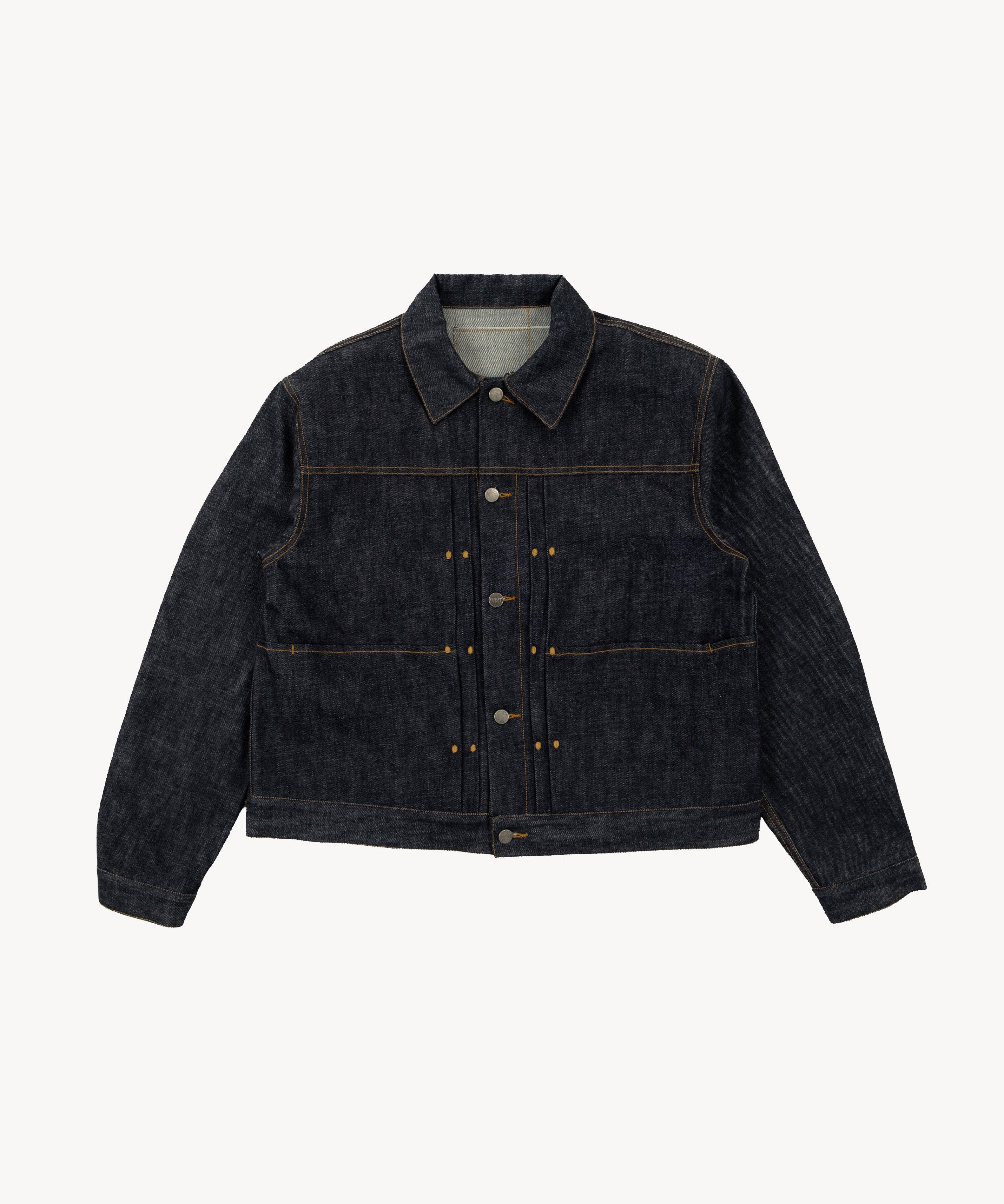 Rework Double Pleated Denim Jacket Numbered | BRUT – BRUT Clothing