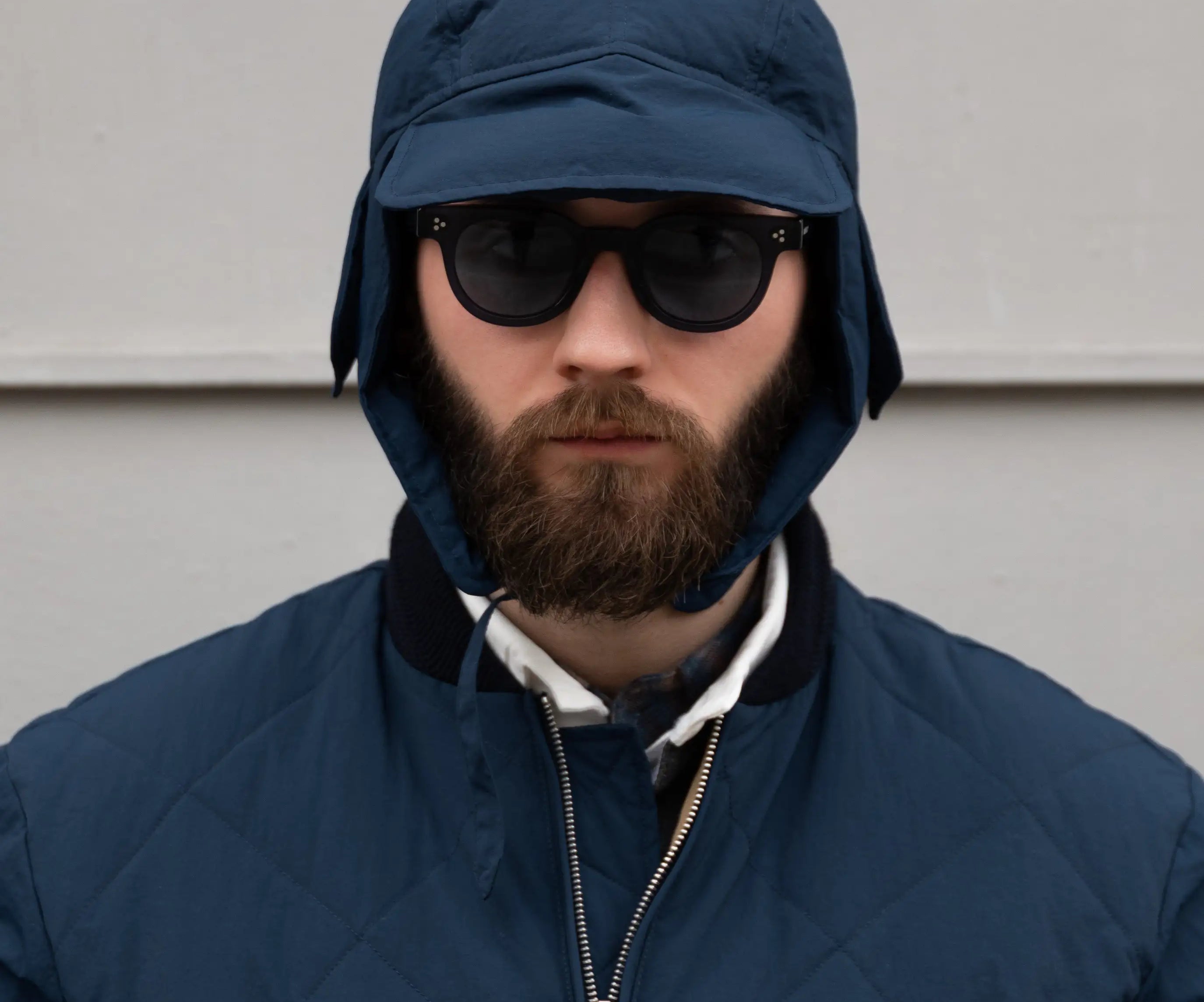THE DOWN SHERPA HAT Hats and Caps ONE SIZE / BLUE - BRUT Clothing