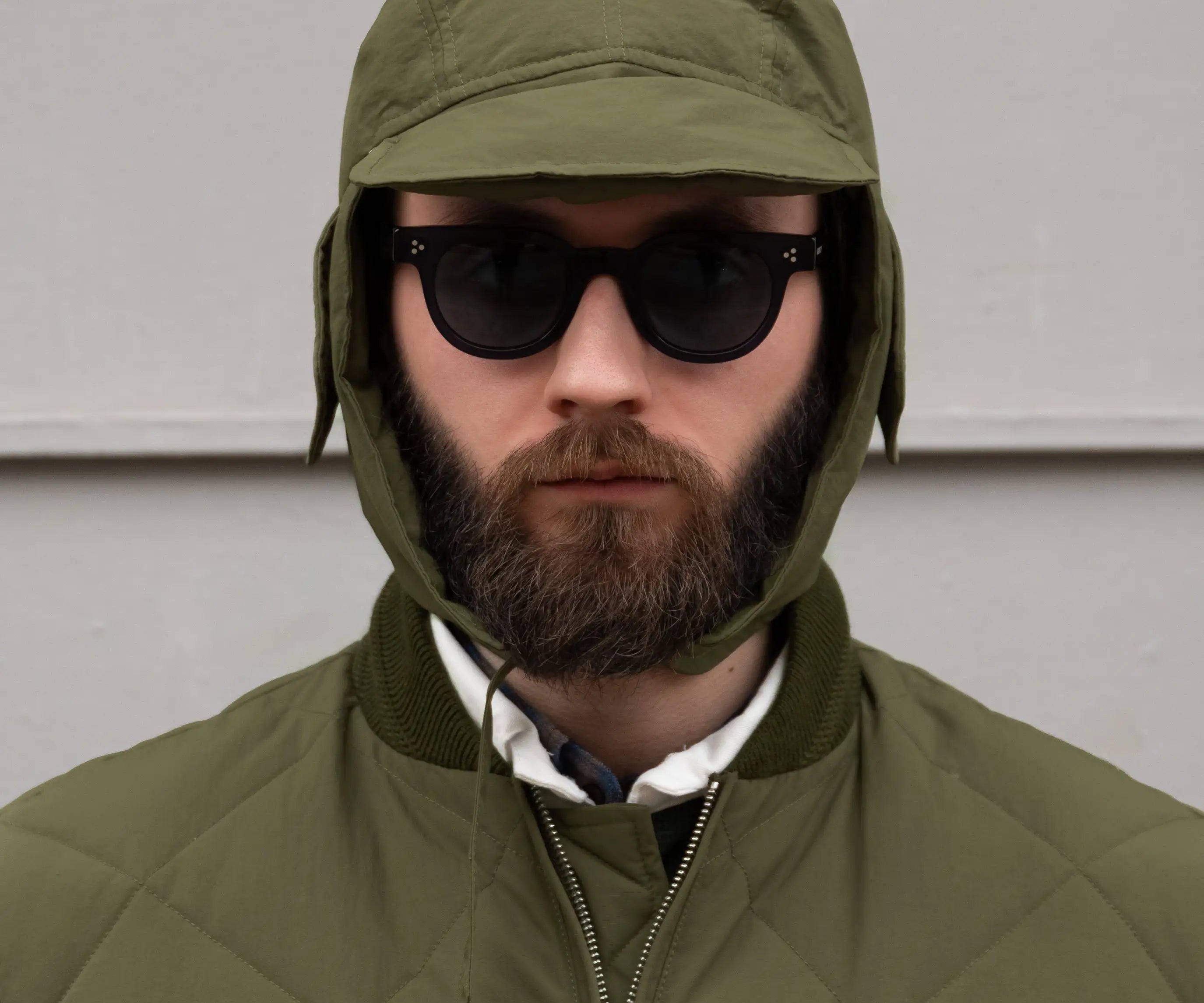THE DOWN SHERPA HAT Hats and Caps ONE SIZE / GREEN - BRUT Clothing