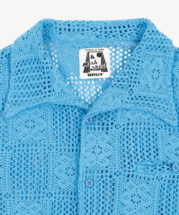 THE LONG-SLEEVE HERITAGE SHIRT - BLUE | BRUT PARIS 03 | Worldwide